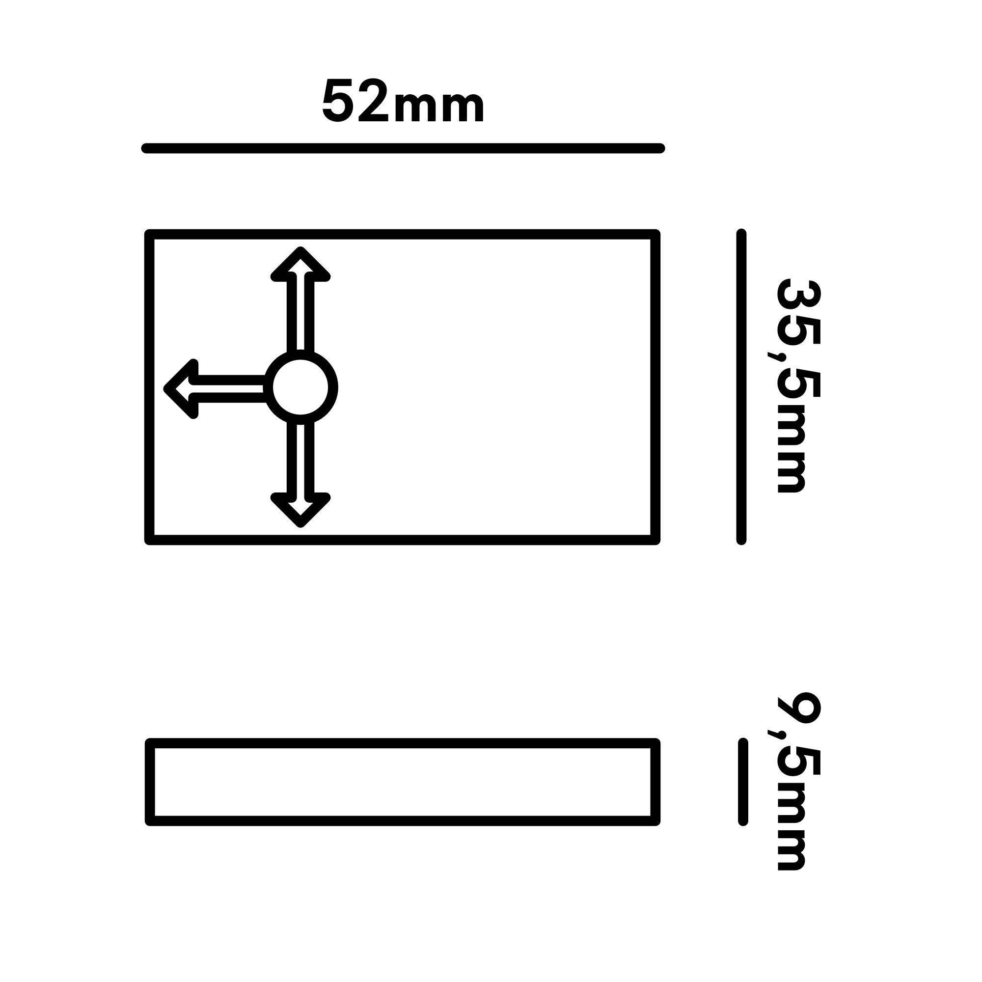 kalb | LED Berührungsschalter dimmbar Holz unsichtbar 12V/50W/max. 4.16A einbaubar im Möbel