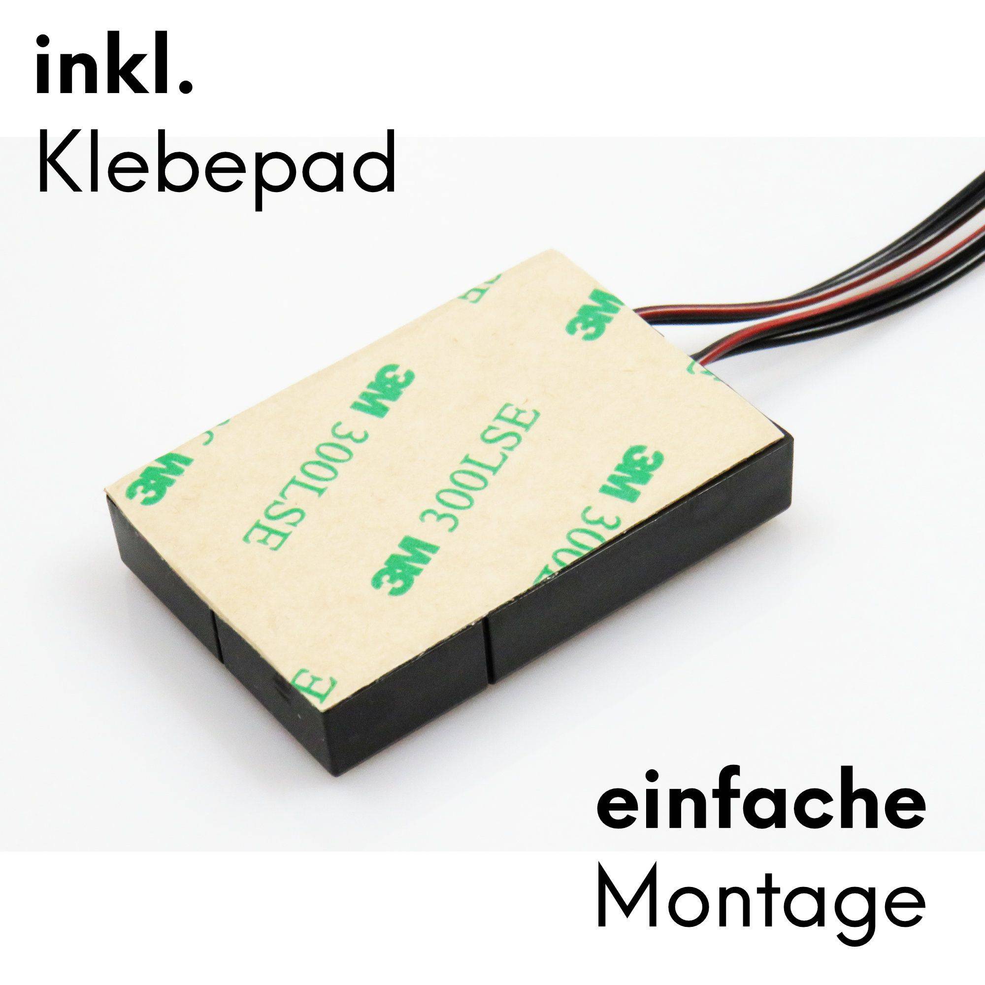 kalb | LED Berührungsschalter dimmbar Holz unsichtbar 12V/50W/max. 4.16A einbaubar im Möbel