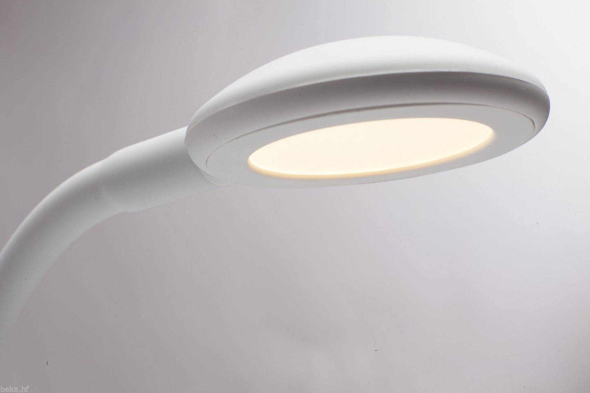 kalb | LED Bettleuchte warmweiß Touch Leseleuchte USB Ladestation schwarz od. weiss