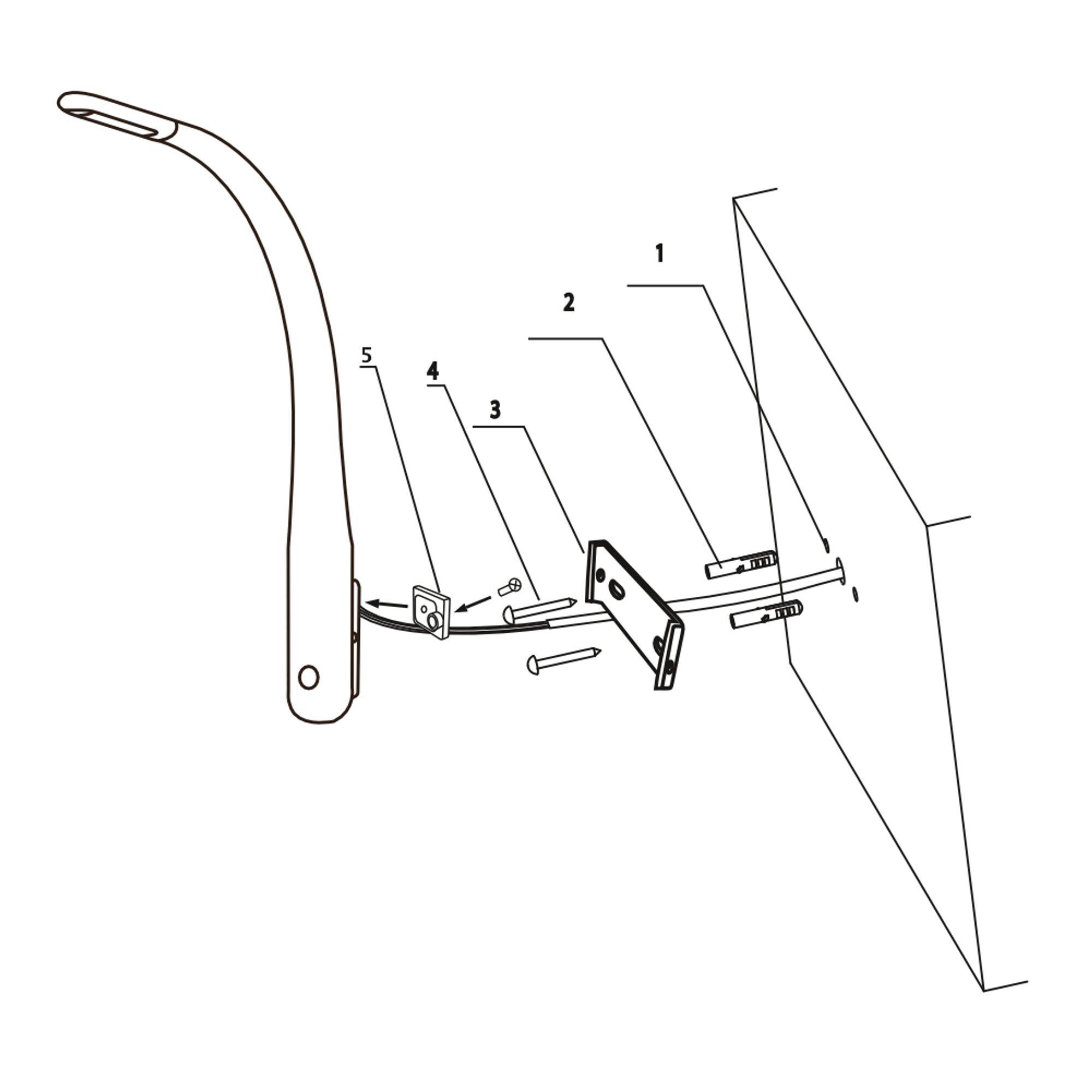 kalb | Sedani LED Bettleuchte 4W warmweiß Leseleuchte Flex Silikonhals