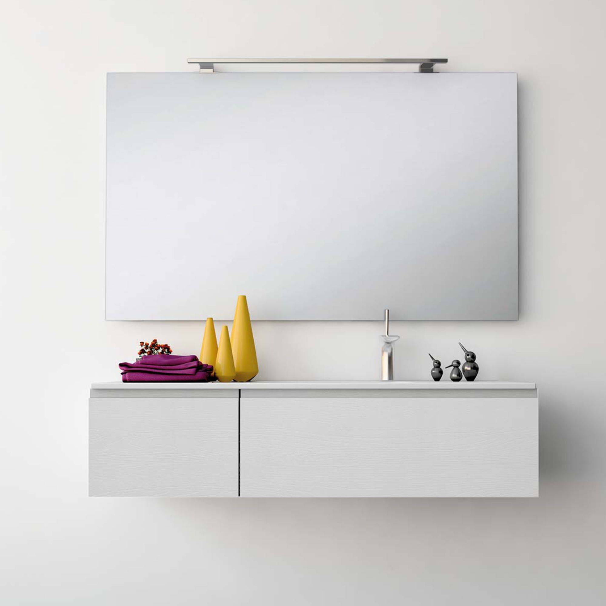 kalb | LED Badleuchte Badlampe Spiegellampe Spiegelleuchte Schranklampe Aufbauleuchte