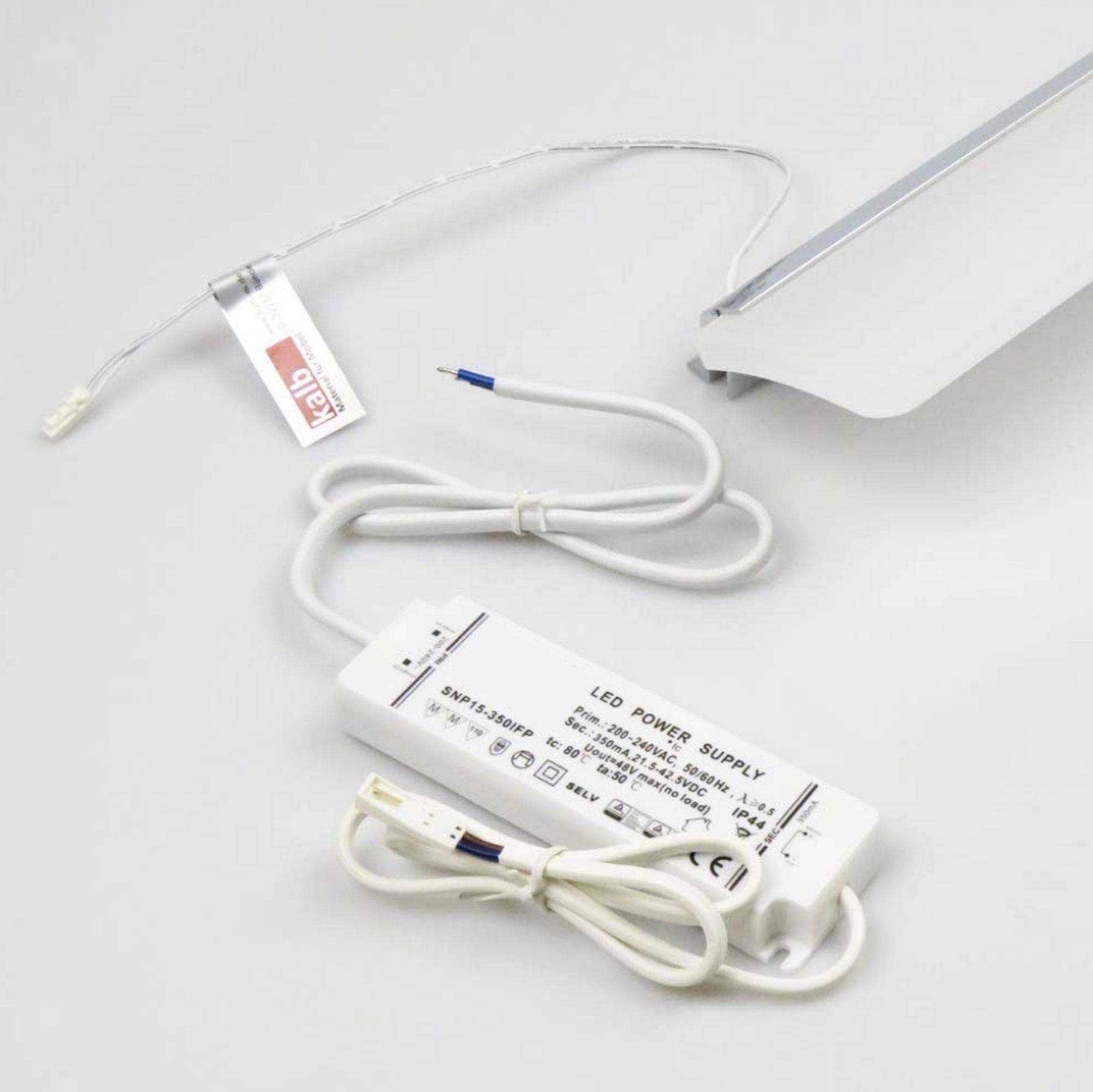 kalb | WhiteWave LED Spiegelleuchte 450mm Badleuchte Spiegellampe Aufbauleuchte