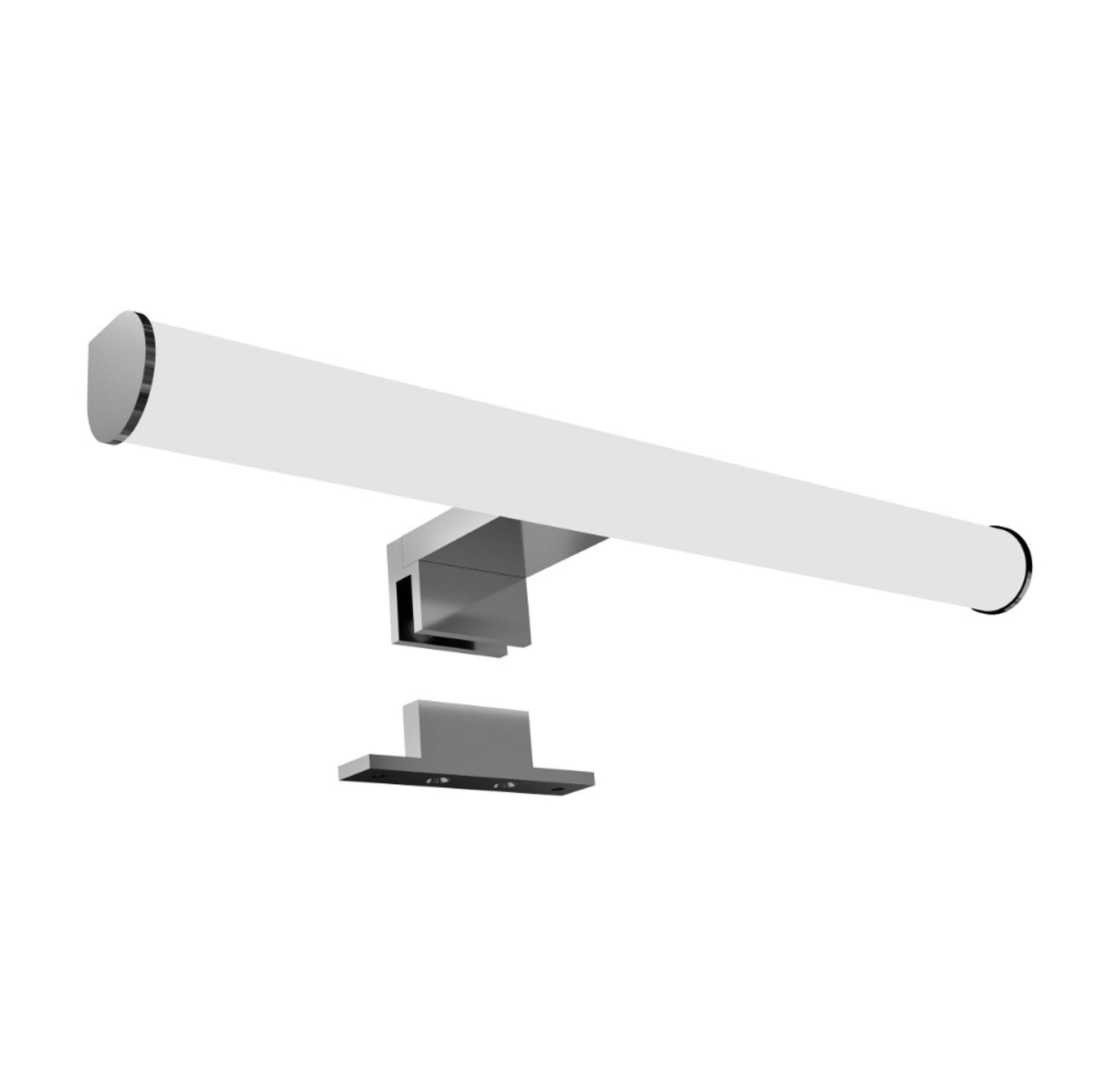 kalb | LED Spiegelleuchte 300mm Aufbauleuchte 230V Badezimmer Leuchte verchromt