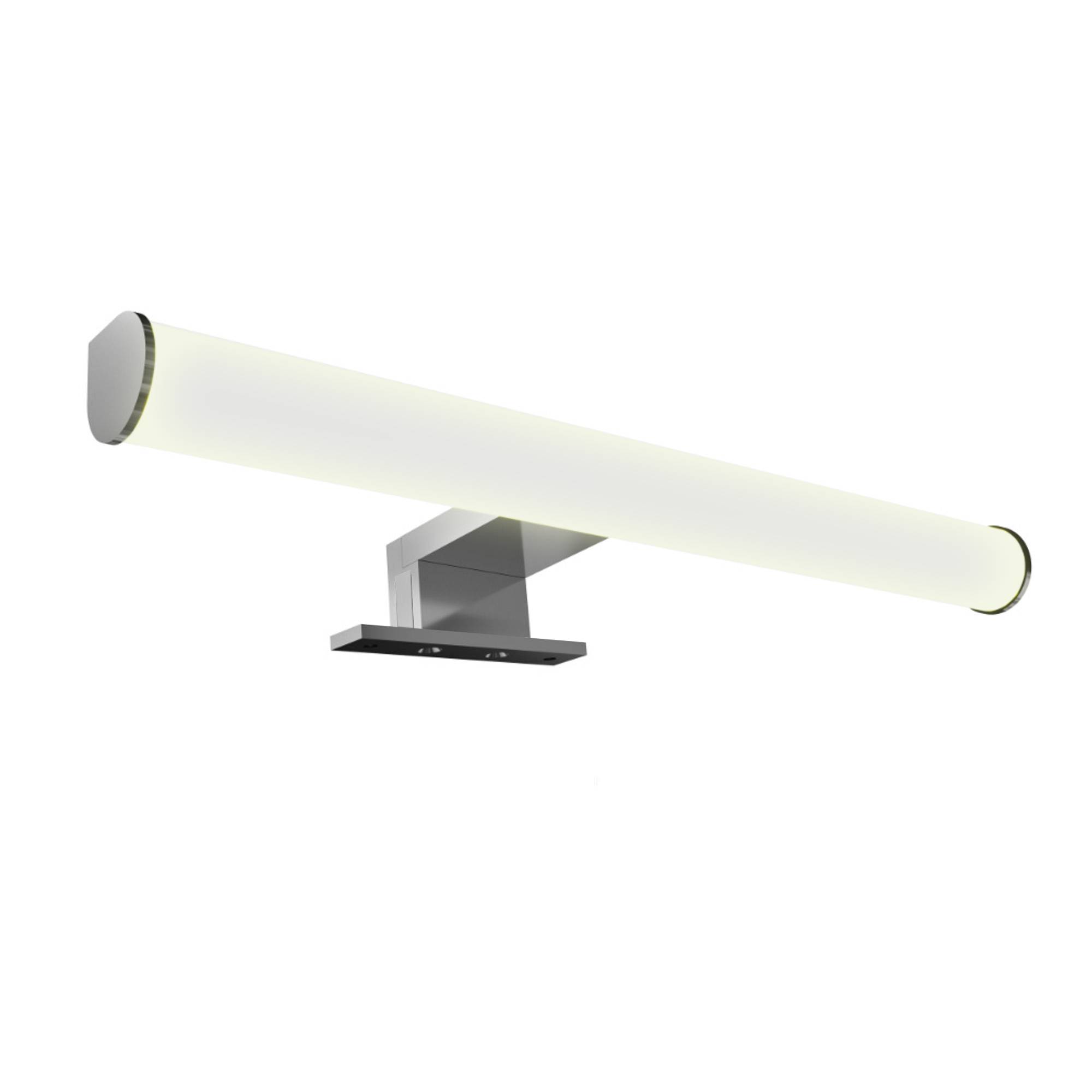 kalb | LED Spiegelleuchte 300mm Aufbauleuchte 230V Badezimmer Leuchte verchromt