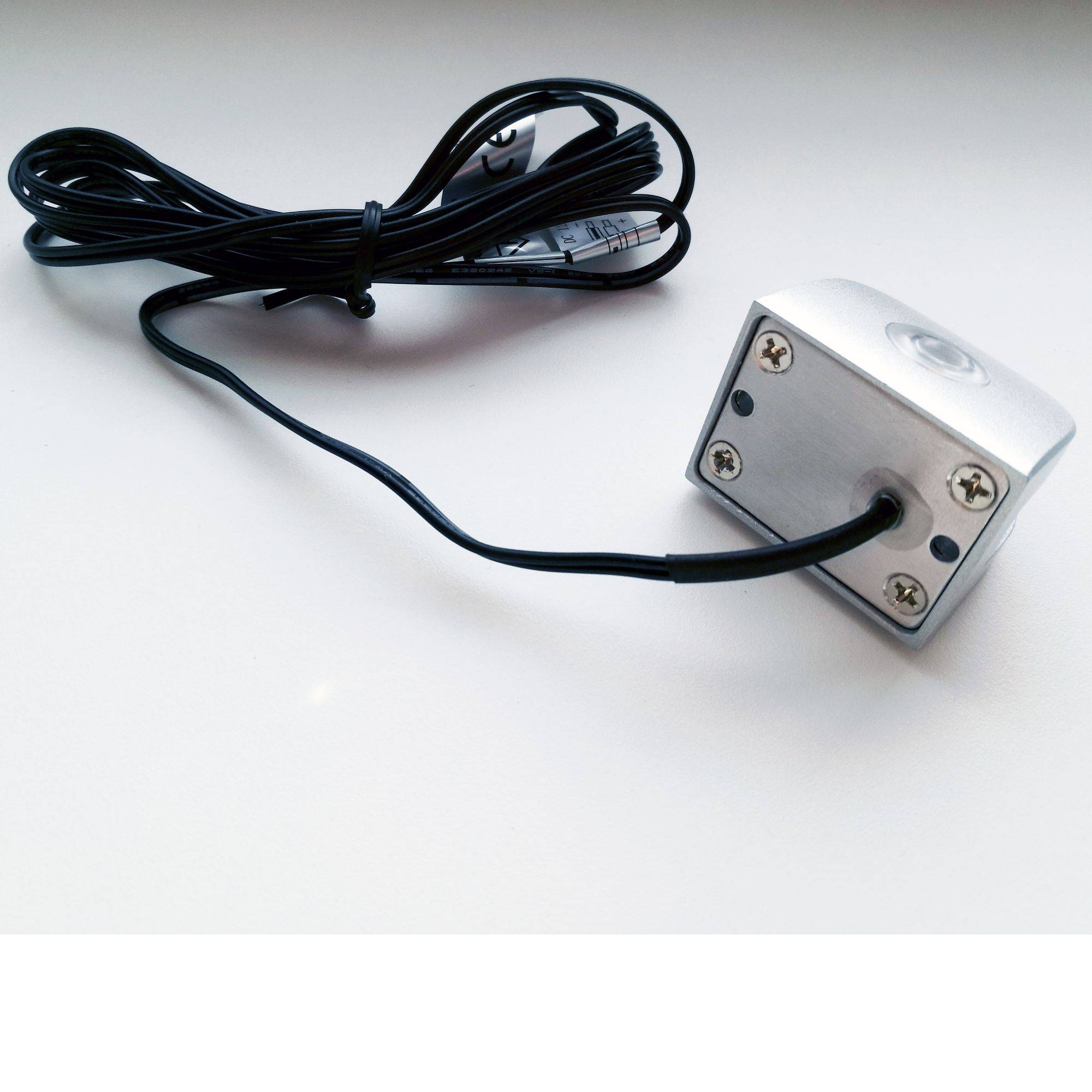 LED Glasregal, 600mm, silbergrau