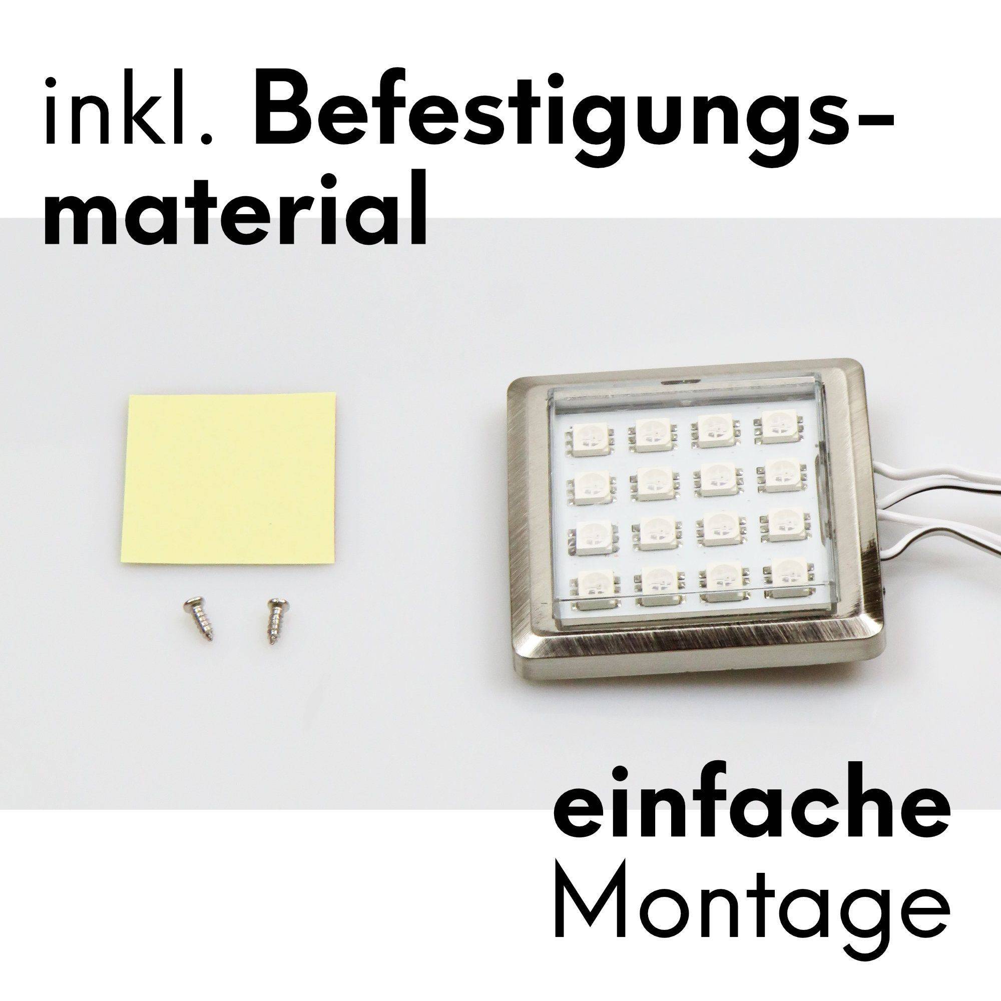 LED Vitrinenbeleuchtung, RGB, einzelne Leuchte