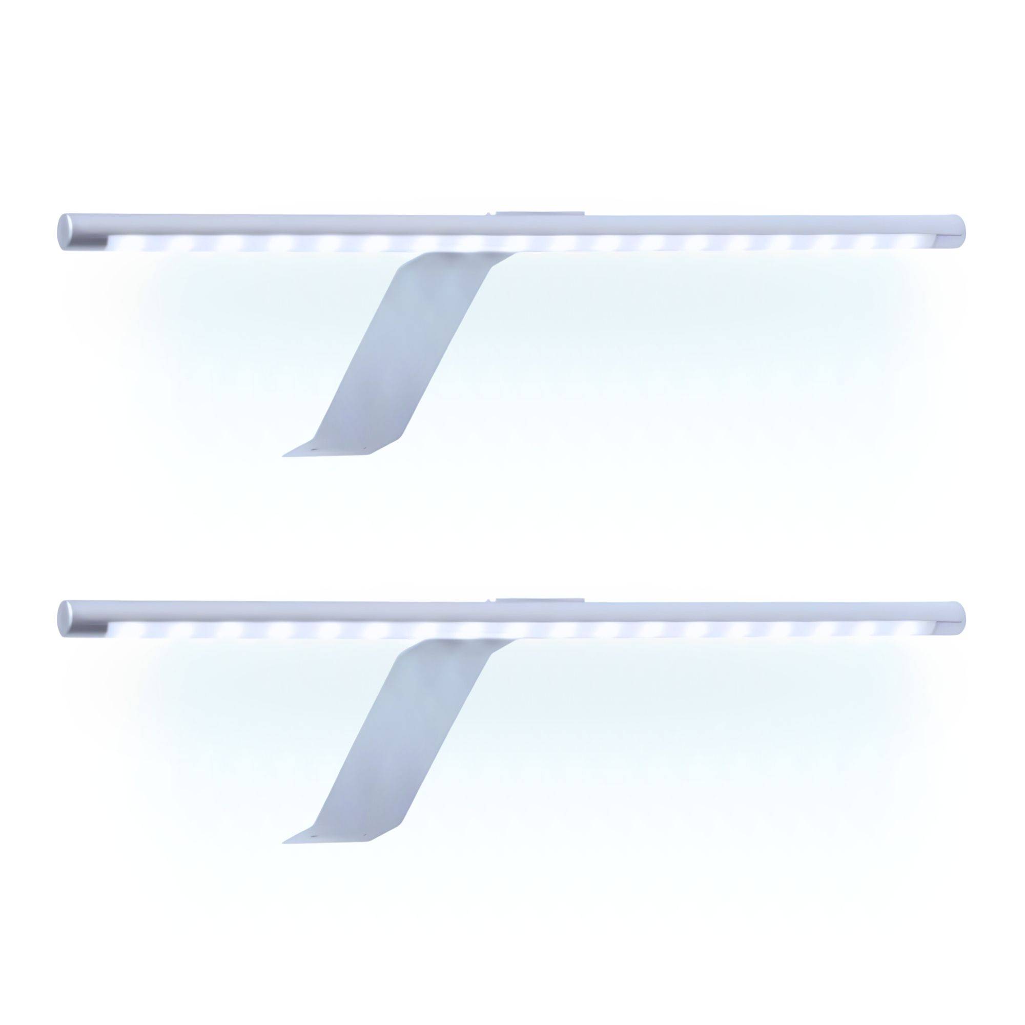 kalb | Runde LED Aufbauleuchten Schrankbeleuchtung 1-6er SET inkl. Netzteil mit/ohne Fußschalter