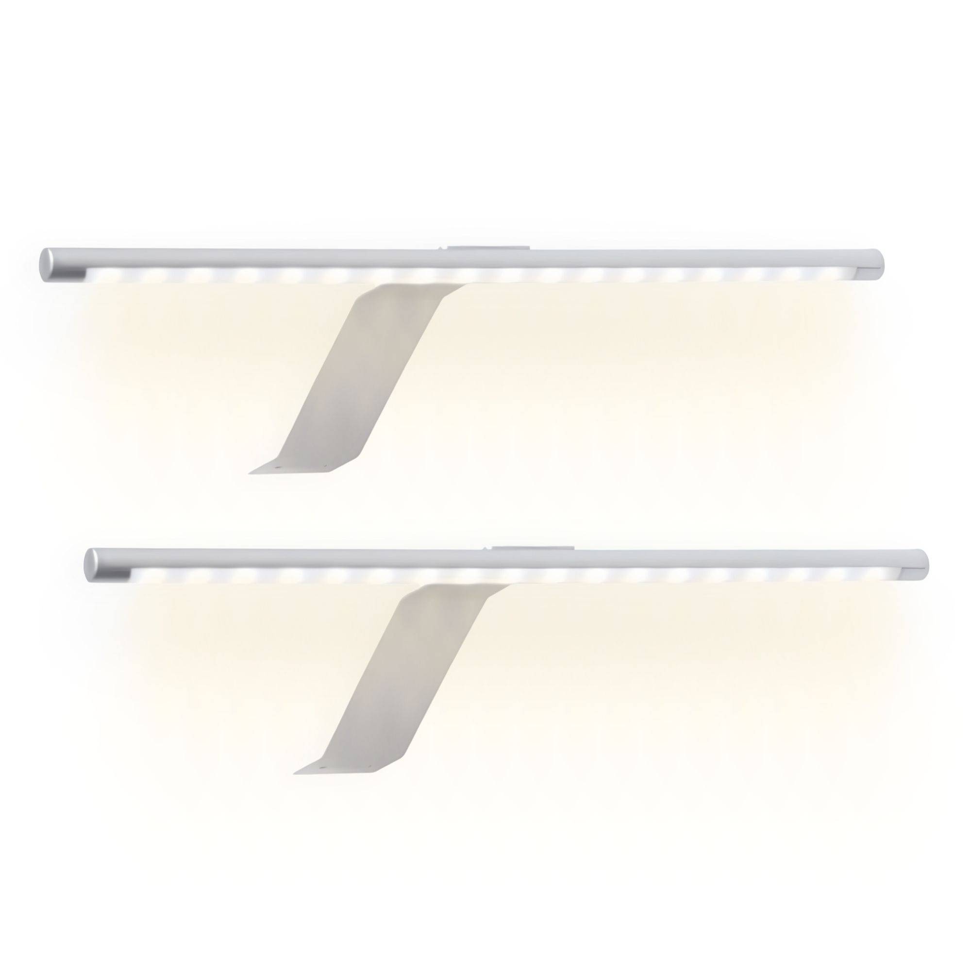 kalb | Runde LED Aufbauleuchten Schrankbeleuchtung 1-6er SET inkl. Netzteil mit/ohne Fußschalter