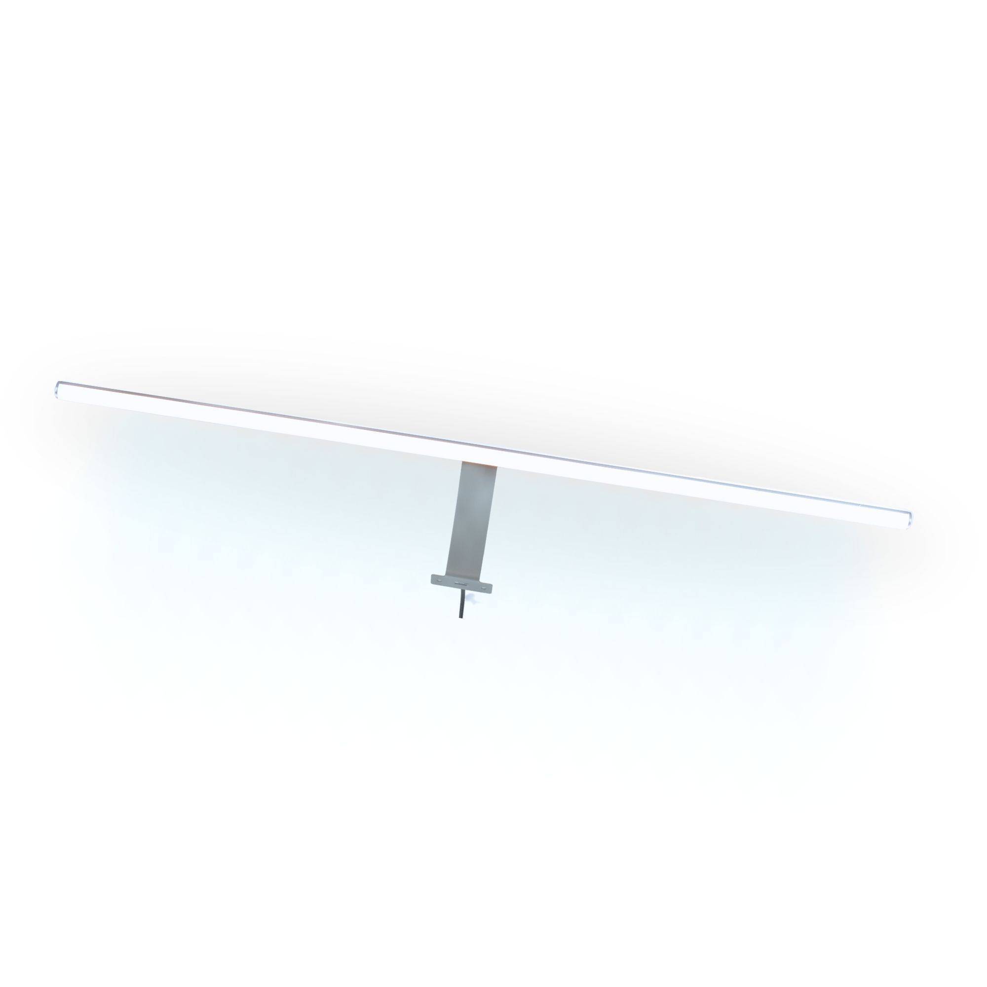 kalb | LED Aufbauleuchte 60cm rund – Schrankbeleuchtung, 1-4er Set, dimmbar, warmweiß/neutralweiß, 6W, 12V, mit Netzteil & Fußschalter – ideal