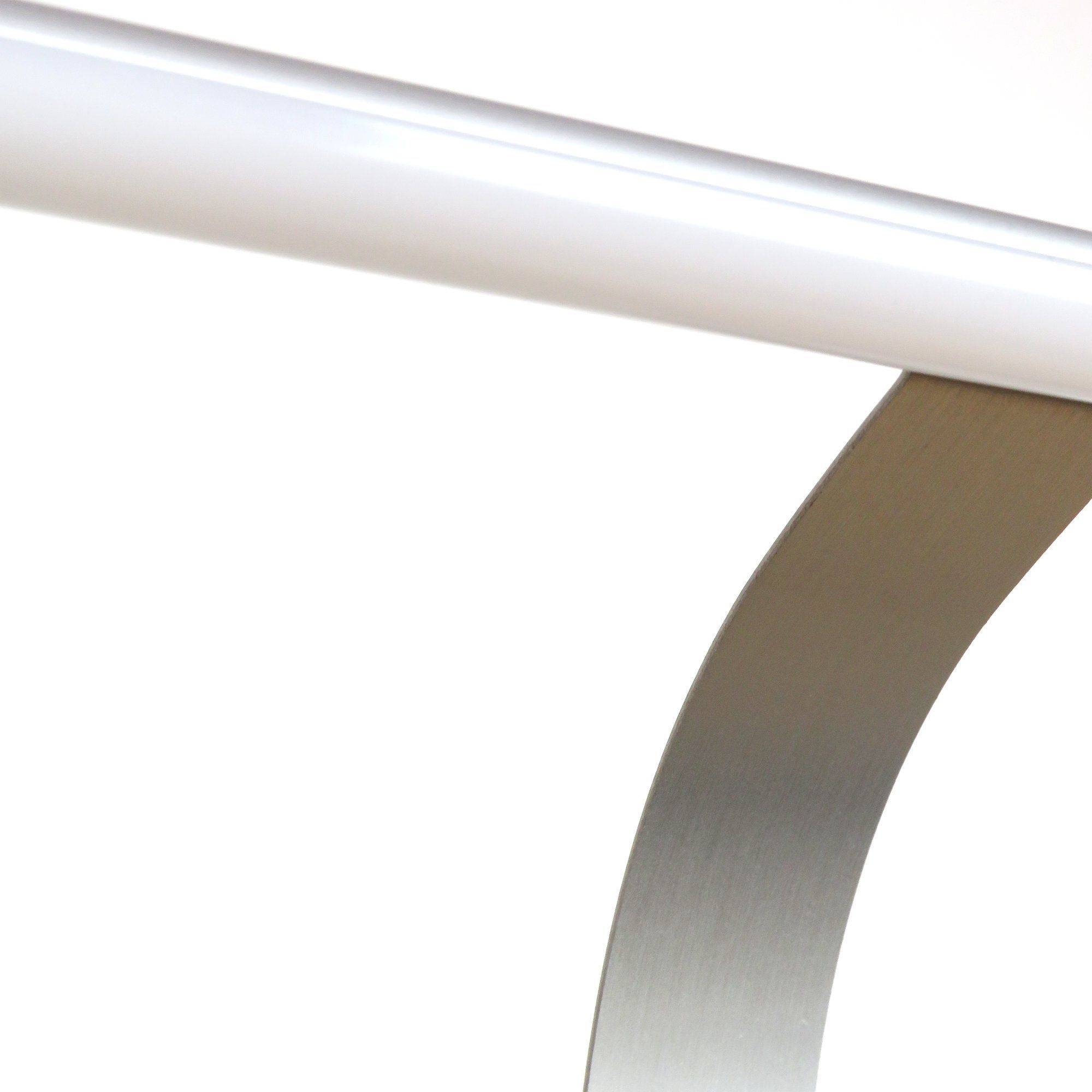 kalb | LED Aufbauleuchte 60cm rund – Schrankbeleuchtung, 1-4er Set, dimmbar, warmweiß/neutralweiß, 6W, 12V, mit Netzteil & Fußschalter – ideal