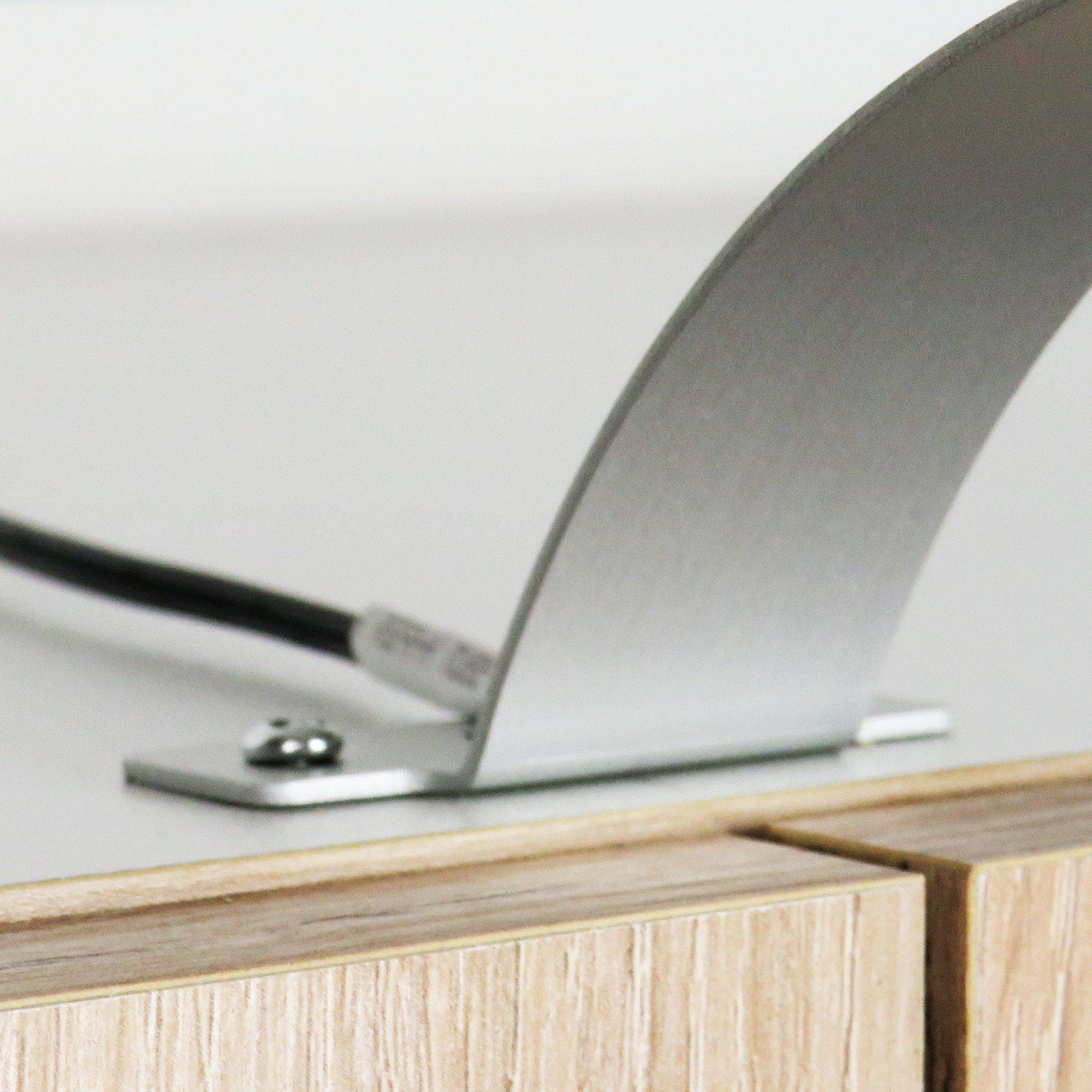 kalb | LED Aufbauleuchte 60cm rund – Schrankbeleuchtung, 1-4er Set, dimmbar, warmweiß/neutralweiß, 6W, 12V, mit Netzteil & Fußschalter – ideal