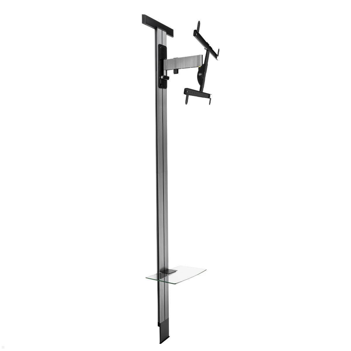 Erard EXOSTAND PRO TV Wandhalterung bis 85 Zoll mit Glasablage, Rigips