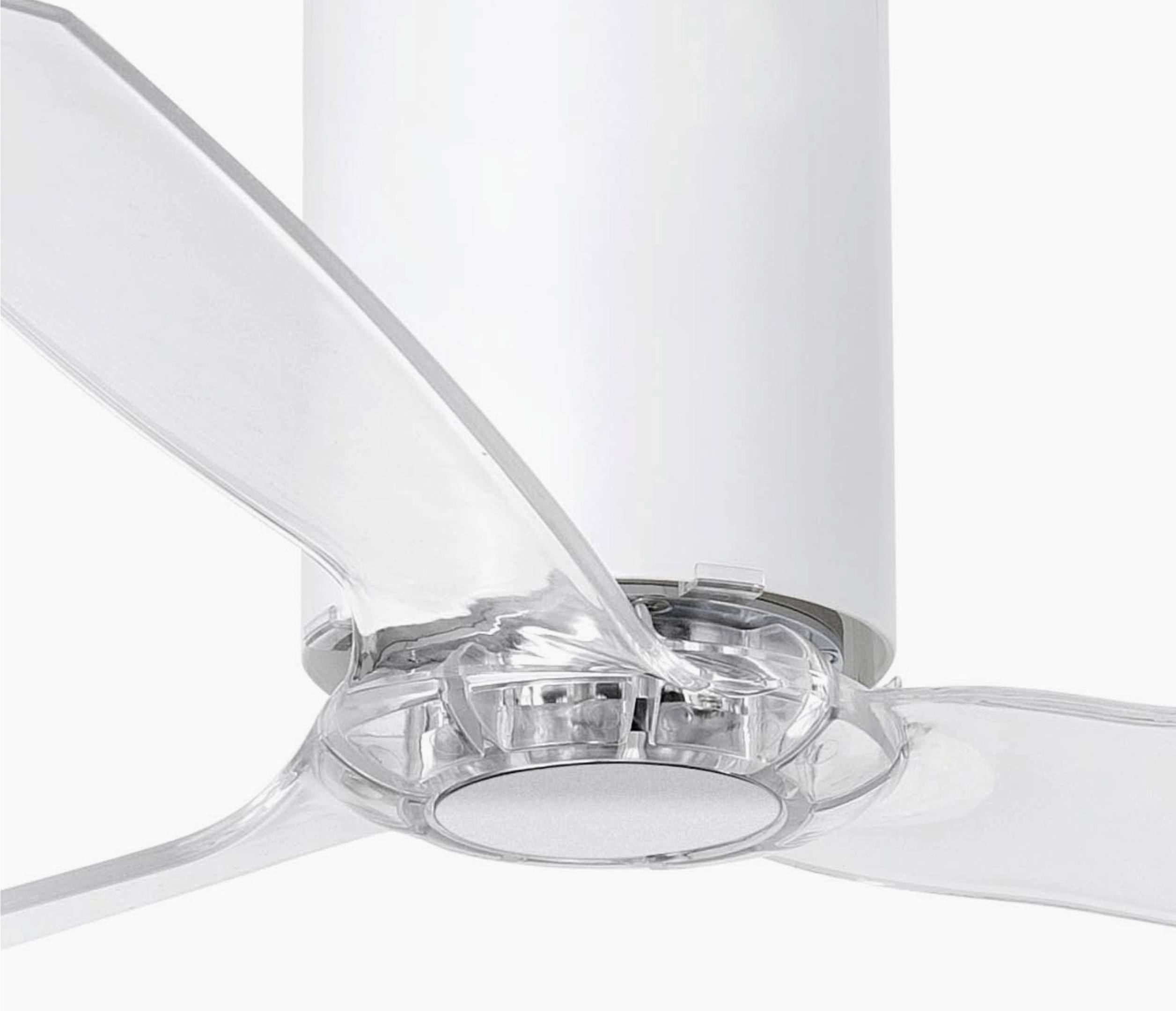 Energiespar Deckenventilator Mini Tube Weiß matt