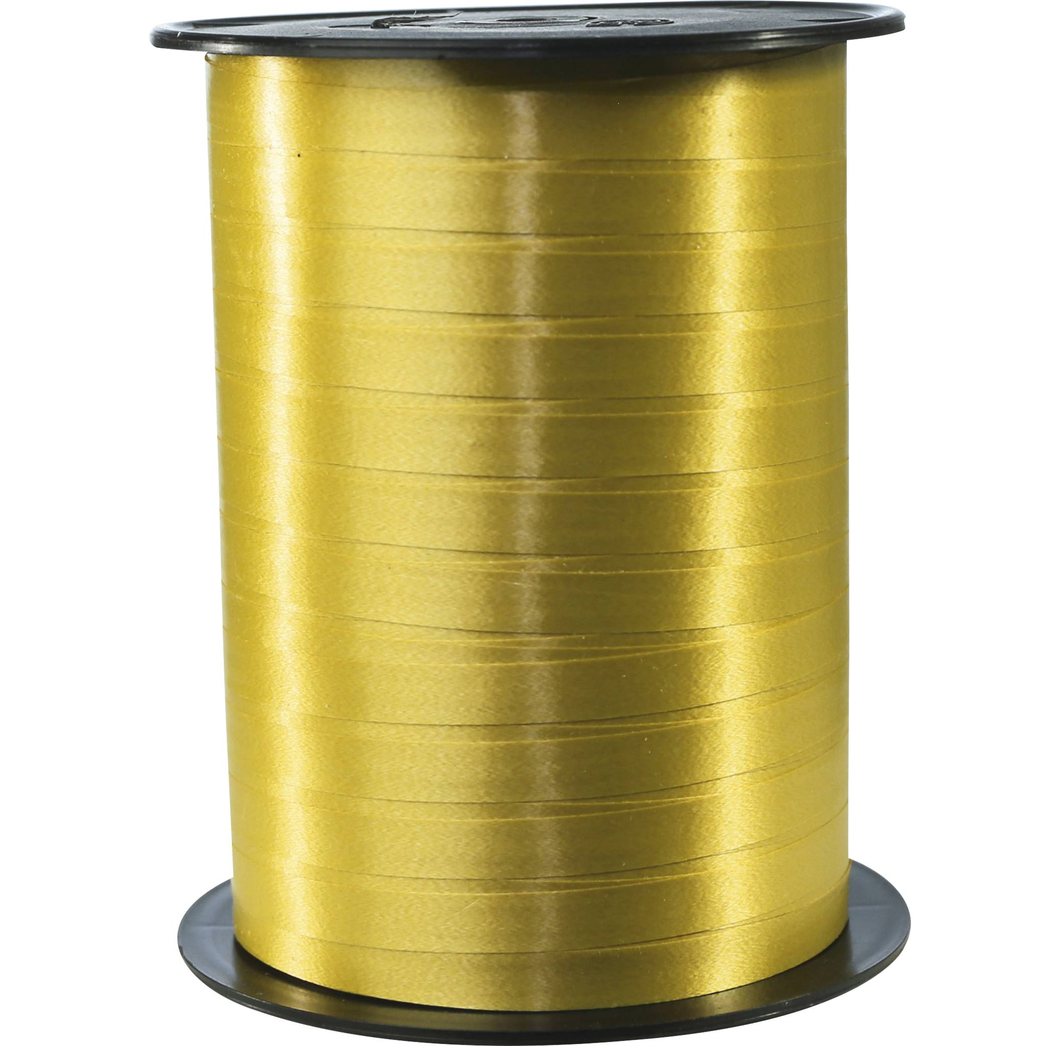 Clairefontaine Spule Geschenkband, glatt, 7mm x 500m - Gold 601775C