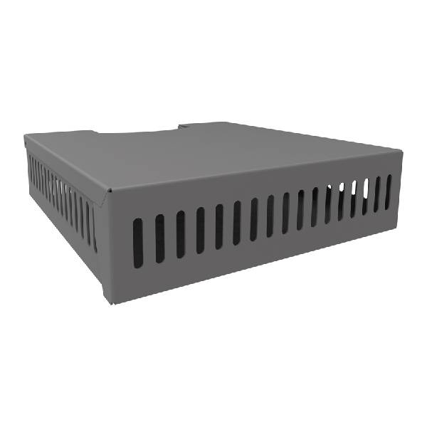 SMARTMETALS MOUNTING SOLUTIONS Abschließbares Mediengehäuse (Innenmaße 450x377x114mm | max. 10kg) - dunkelgrau