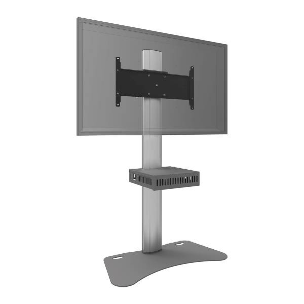 SMARTMETALS MOUNTING SOLUTIONS Abschließbares Mediengehäuse (Innenmaße 450x377x114mm | max. 10kg) - dunkelgrau