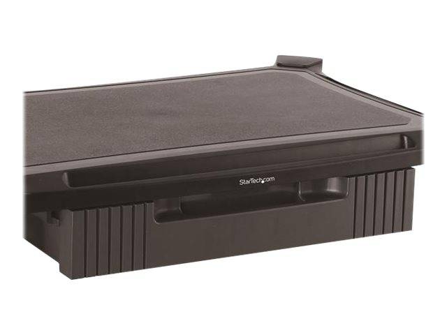 StarTech.com Monitor Ständer mit Schublade - Höhenverstellbar - Groß: 50cm - Computer Monitorständer bis zu 32 Zoll - Au