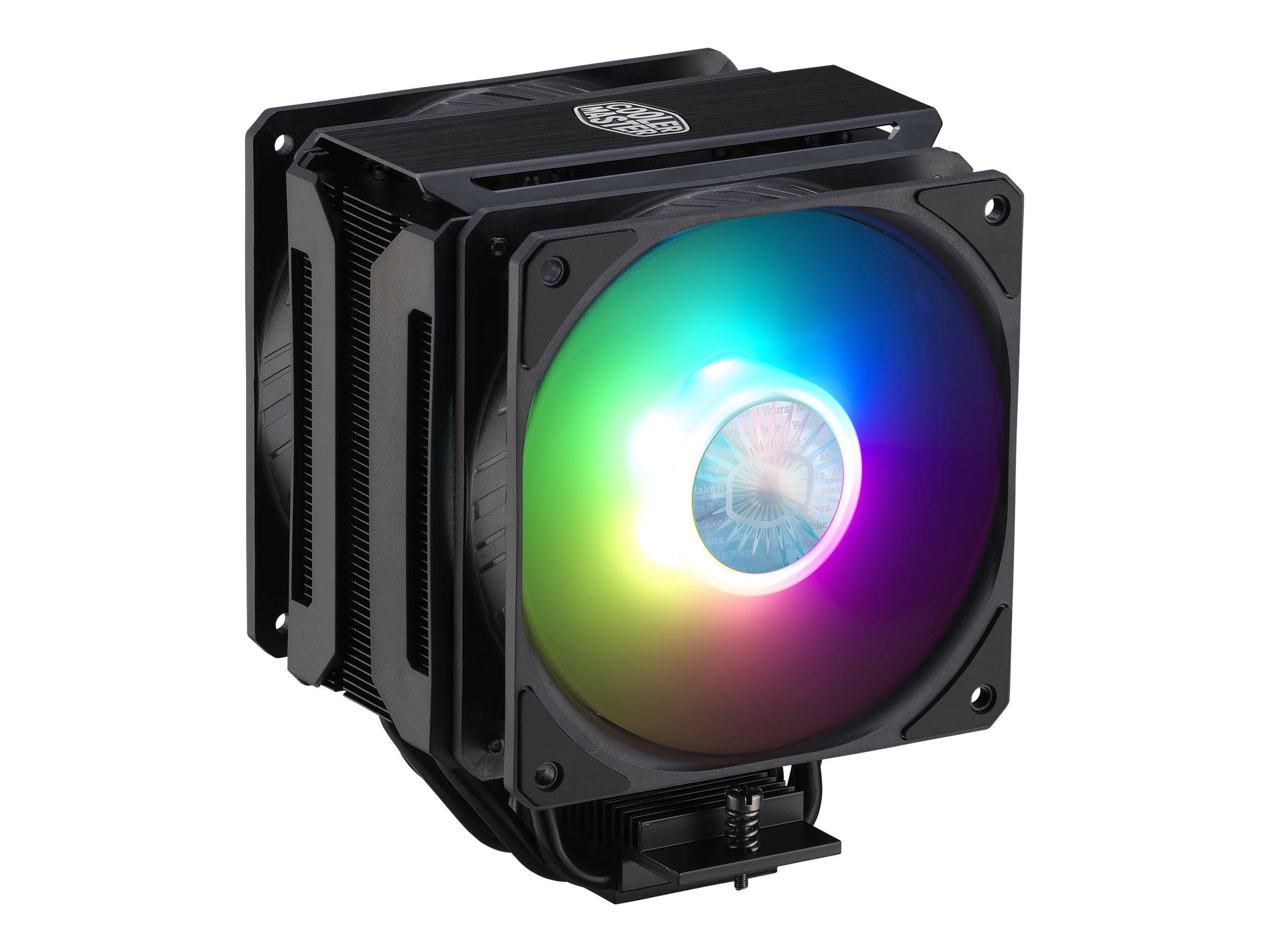 Cooler Master MasterAir MA612 STEALTH ARGB - Prozessor-Luftkühler - (für: LGA1156, AM2, AM2+, LGA1366, AM3, LGA1155, AM3+, LGA2011, FM1, FM2, LGA115