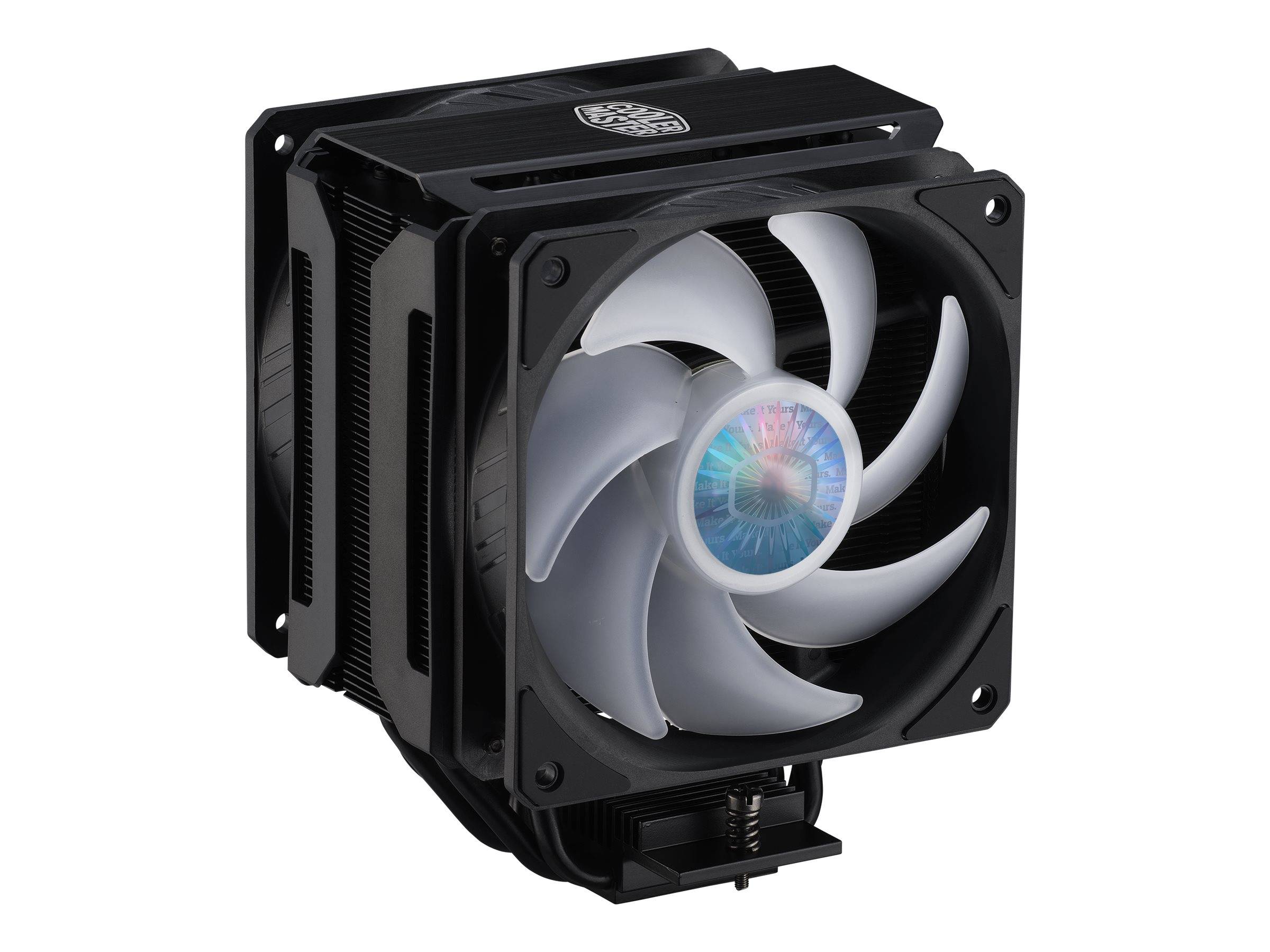 Cooler Master MasterAir MA612 STEALTH ARGB - Prozessor-Luftkühler - (für: LGA1156, AM2, AM2+, LGA1366, AM3, LGA1155, AM3+, LGA2011, FM1, FM2, LGA115