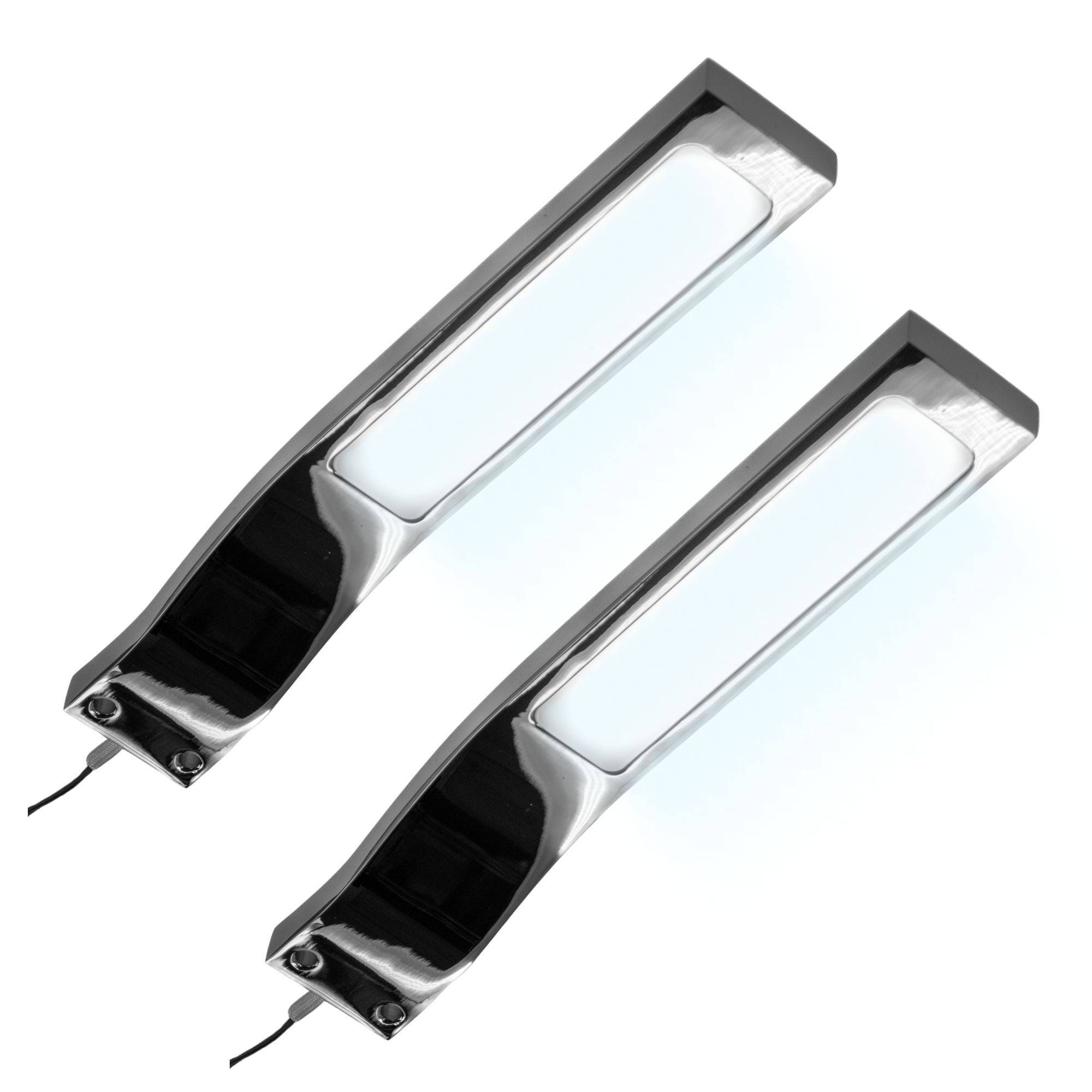 kalb | LED Aufbauleuchten Schrankbeleuchtung einzeln oder 1-4er SET mit Netzteil Vitrinenbeleuchtung