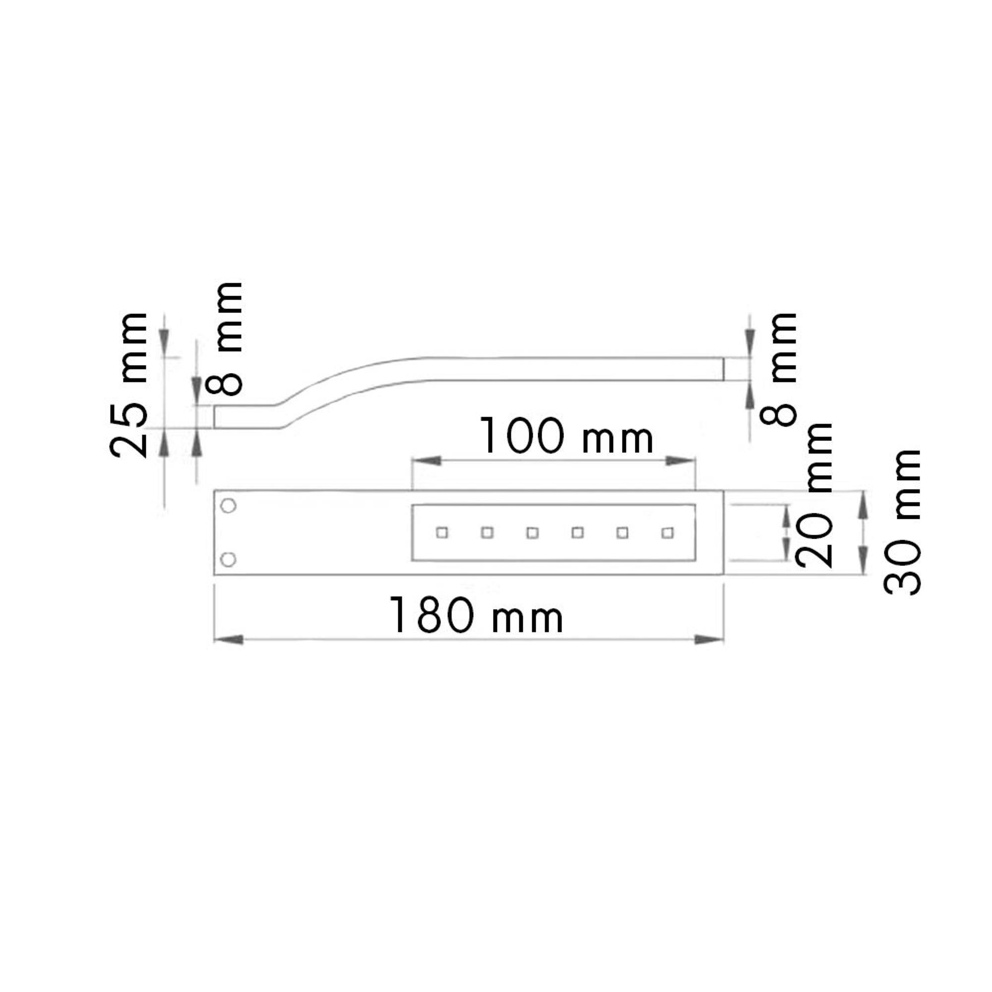 kalb | LED Aufbauleuchten Schrankbeleuchtung einzeln oder 1-4er SET mit Netzteil Vitrinenbeleuchtung