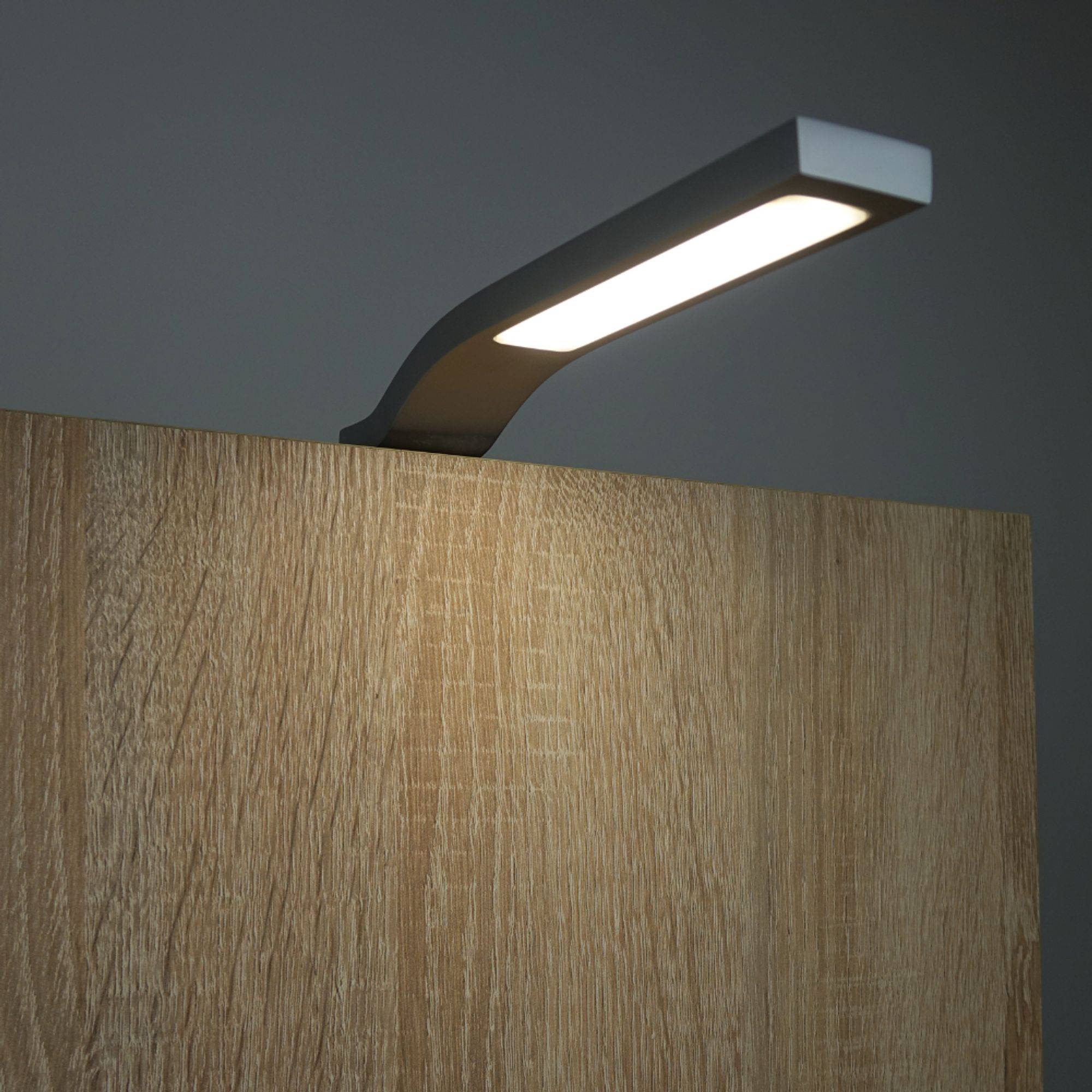 kalb | LED Aufbauleuchten Schrankbeleuchtung einzeln oder 1-4er SET mit Netzteil Vitrinenbeleuchtung