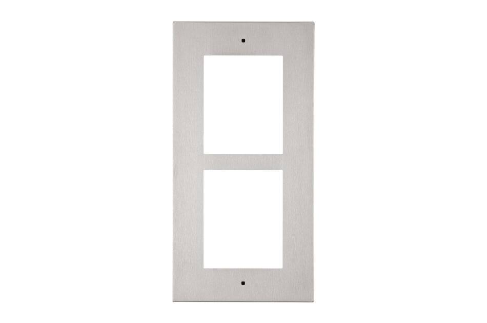 2N IP Verso Flush Frame 2M, Frontblende, für Unterputz Montage, für zwei 2N IP Verso Moduleinheiten