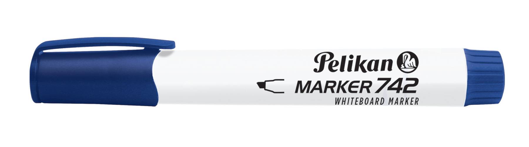 Pelikan 742, 10 Stück(e), Blau, Meißel, Blau, Weiß, Rund