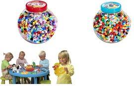 HAMA Bügelperlen maxi, in Kunststoffdose, roter Deckel Durchmesser Bügelperle maxi: 10,0 mm,