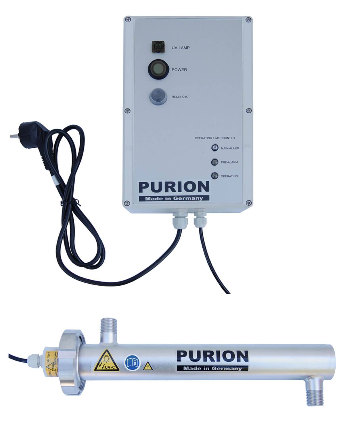 PURION 500 PRO mit Lampenlaufzeitmesser UV Desinfektion Kühlemulsionen