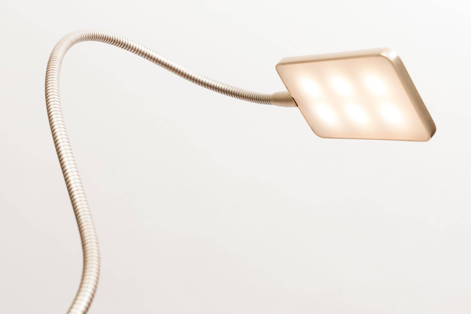 kalb | LED Bettleuchte 4W dimmbar warmweiß Leseleuchte flexibler Schwanenhals Nachttischlampe Nachtlicht