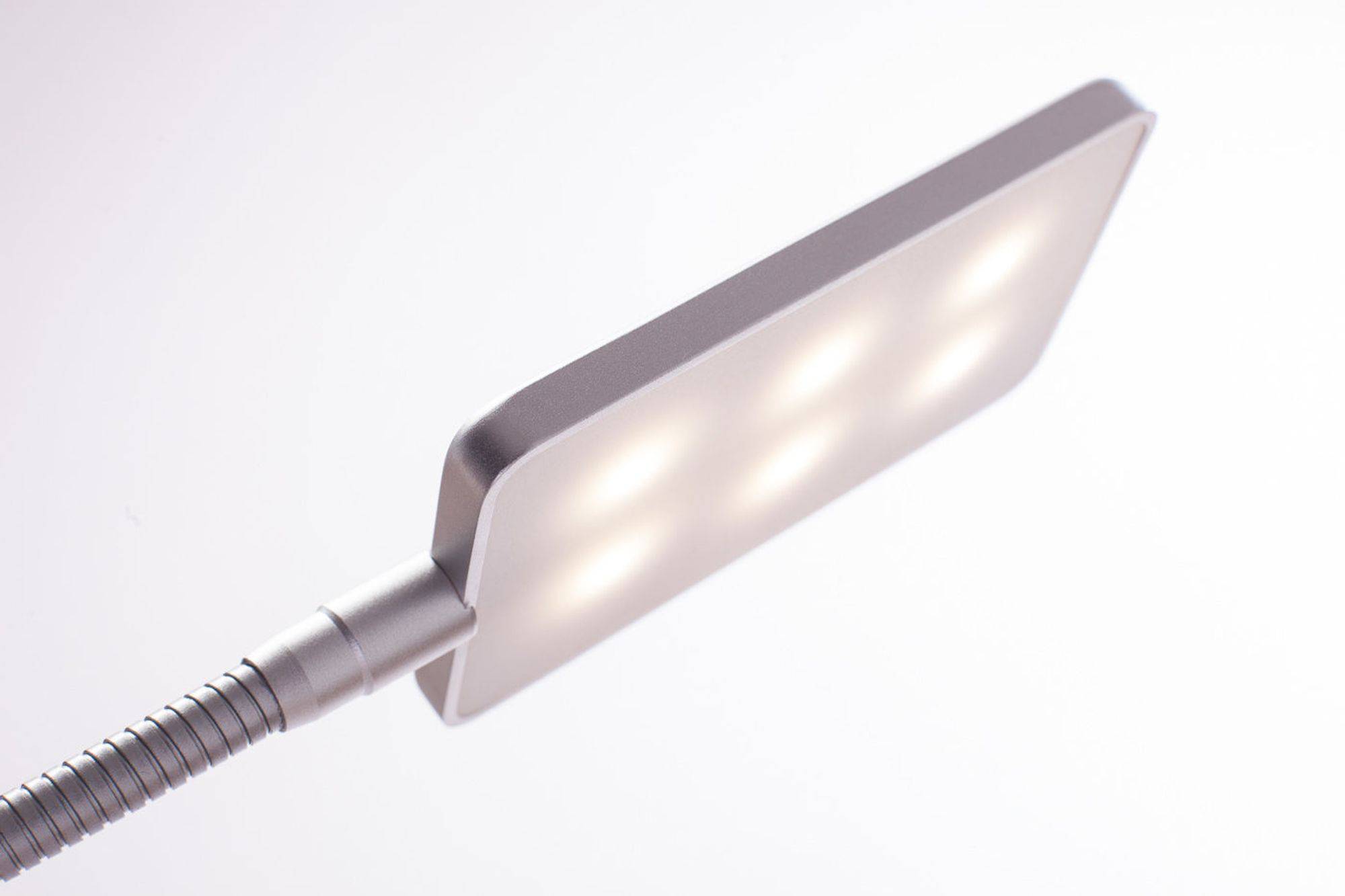 kalb | LED Bettleuchte 4W dimmbar warmweiß Leseleuchte flexibler Schwanenhals Nachttischlampe Nachtlicht