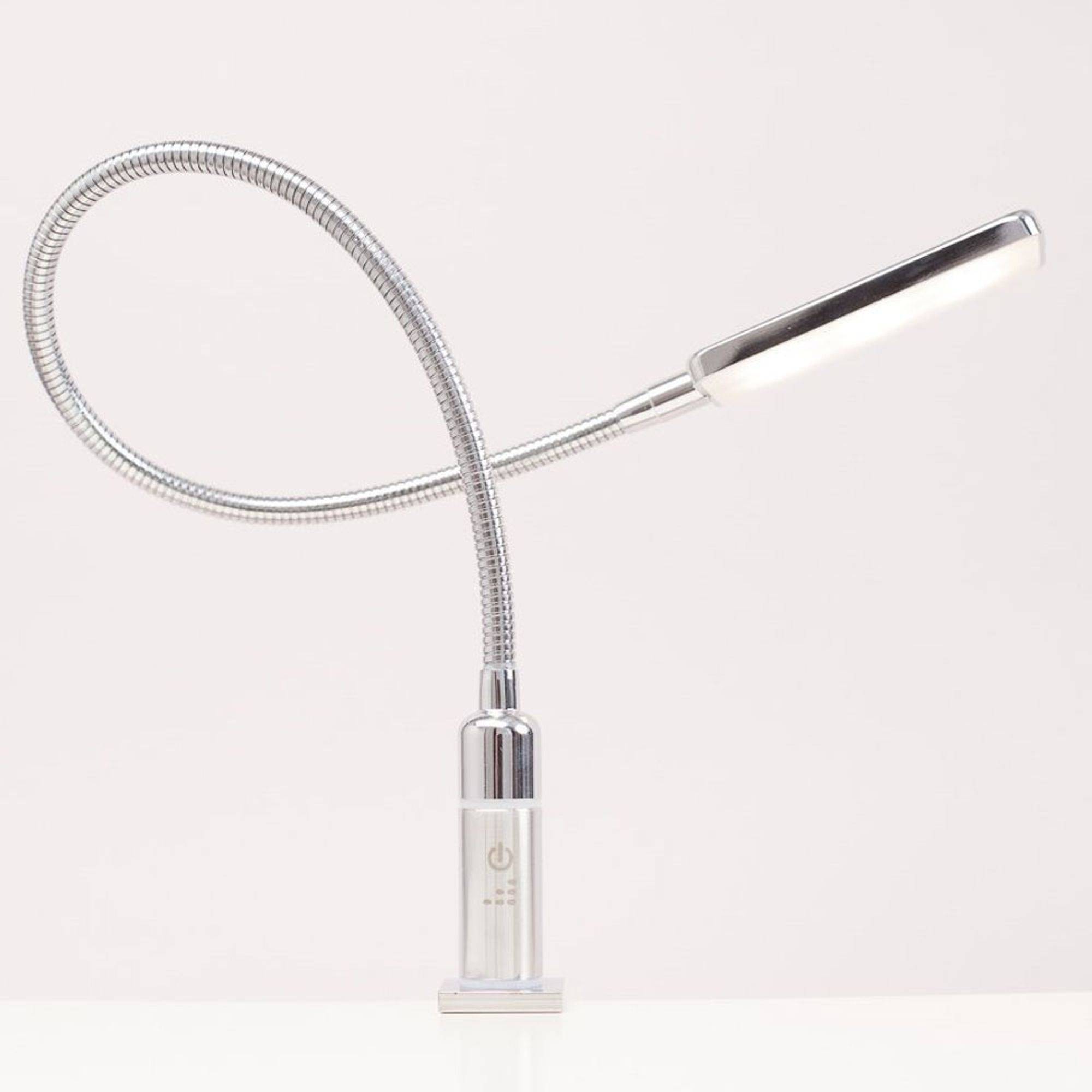 kalb | LED Bettleuchte 4W dimmbar warmweiß Leseleuchte flexibler Schwanenhals Nachttischlampe Nachtlicht