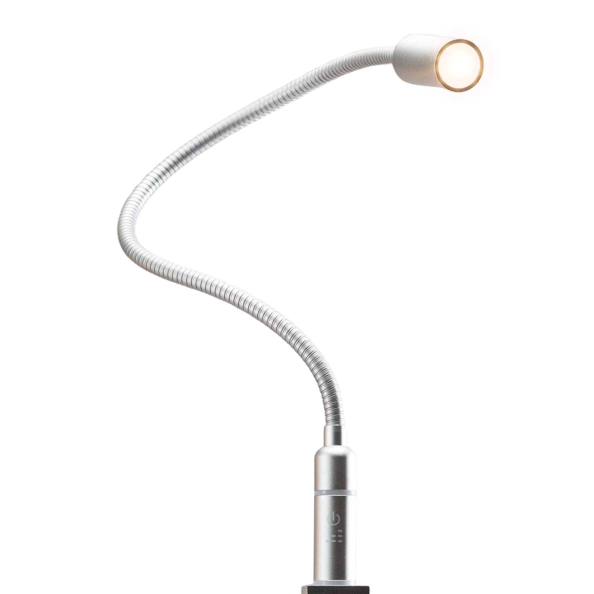 kalb | LED Bettleuchte 3W dimmbar warmweiß Leseleuchte Schwanenhals Nachttischlampe versch. Farben