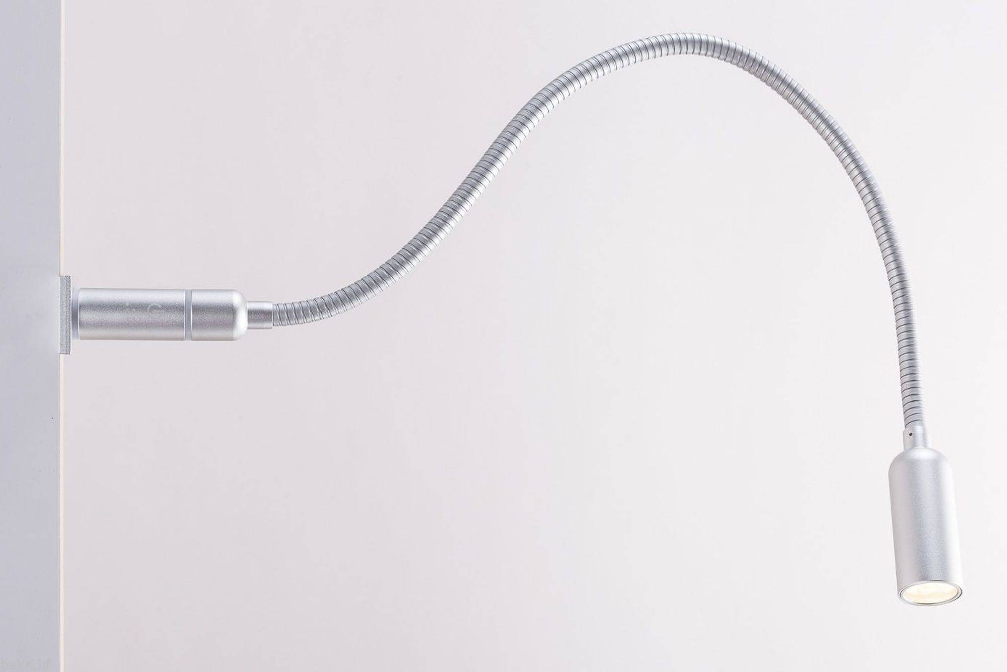 kalb | LED Bettleuchte 3W dimmbar warmweiß Leseleuchte Schwanenhals Nachttischlampe versch. Farben