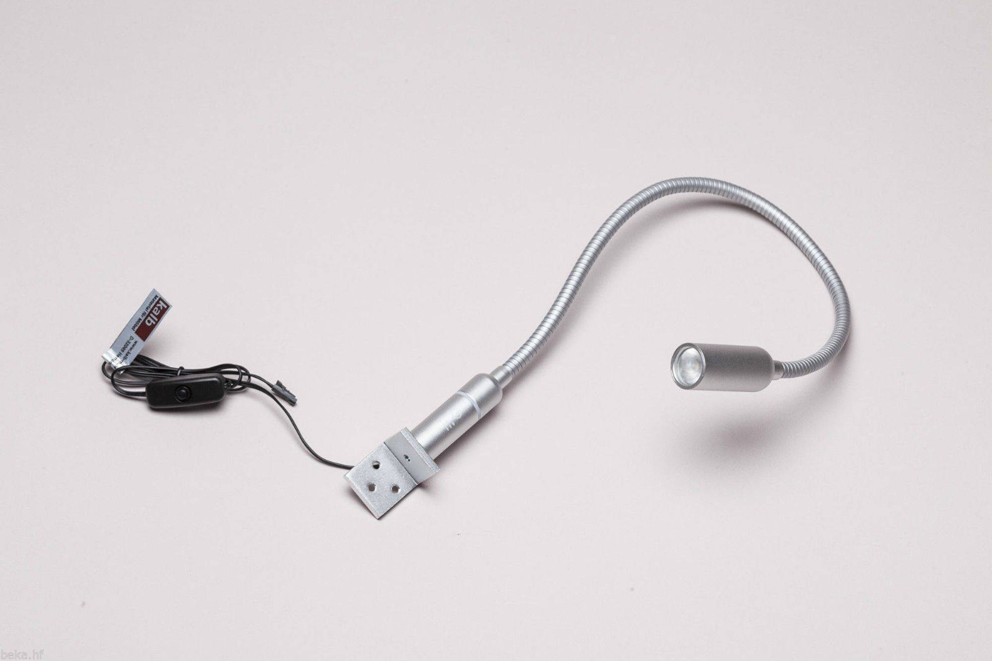 kalb | LED Bettleuchte 3W dimmbar warmweiß Leseleuchte Schwanenhals Nachttischlampe versch. Farben