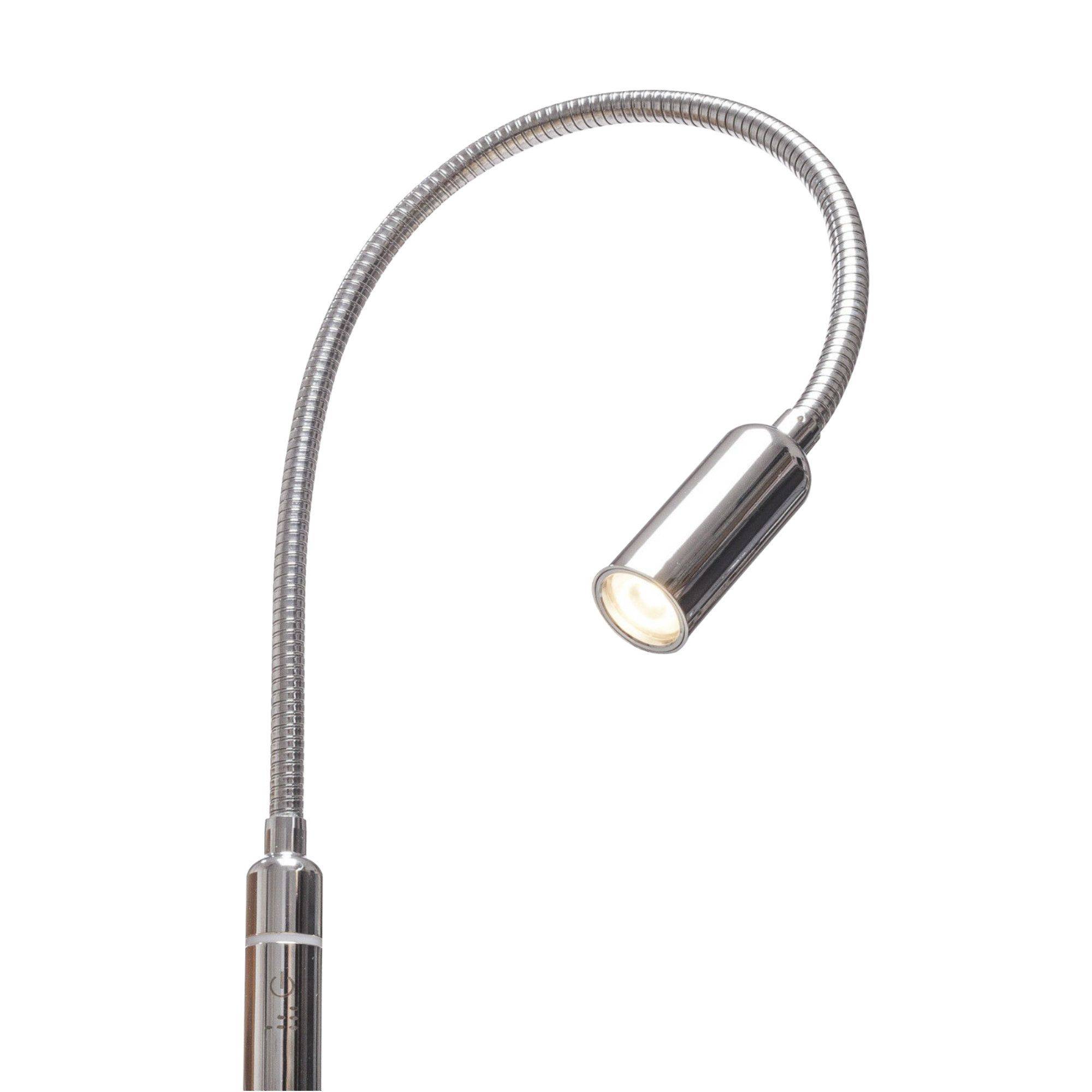 kalb | LED Bettleuchte 3W dimmbar warmweiß Leseleuchte Schwanenhals Nachttischlampe versch. Farben
