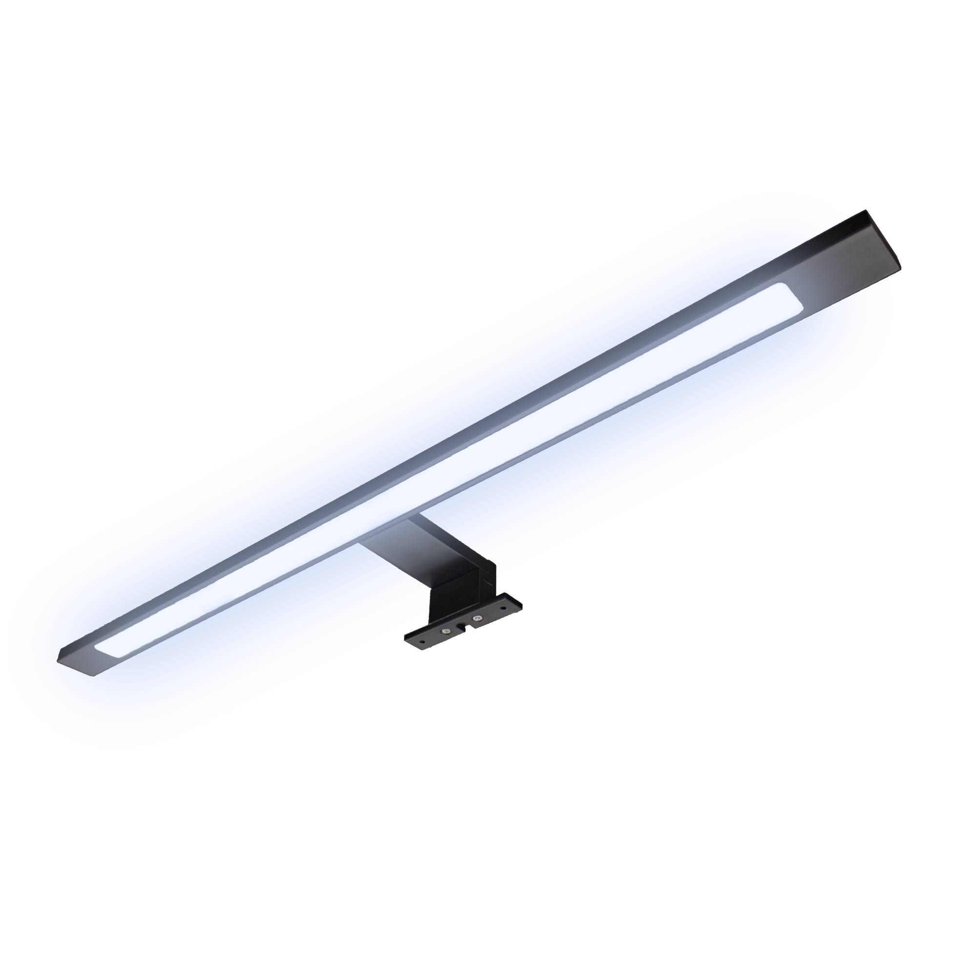 kalb | LED Badleuchte schwarz 600mm Spiegellampe Spiegelleuchte Aufbauleuchte