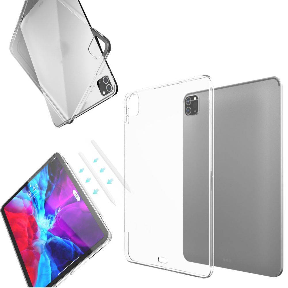 Für Apple iPad Pro 11.0 2021 Transparent Tablet Tasche Hülle Case TPU Silikon dünn