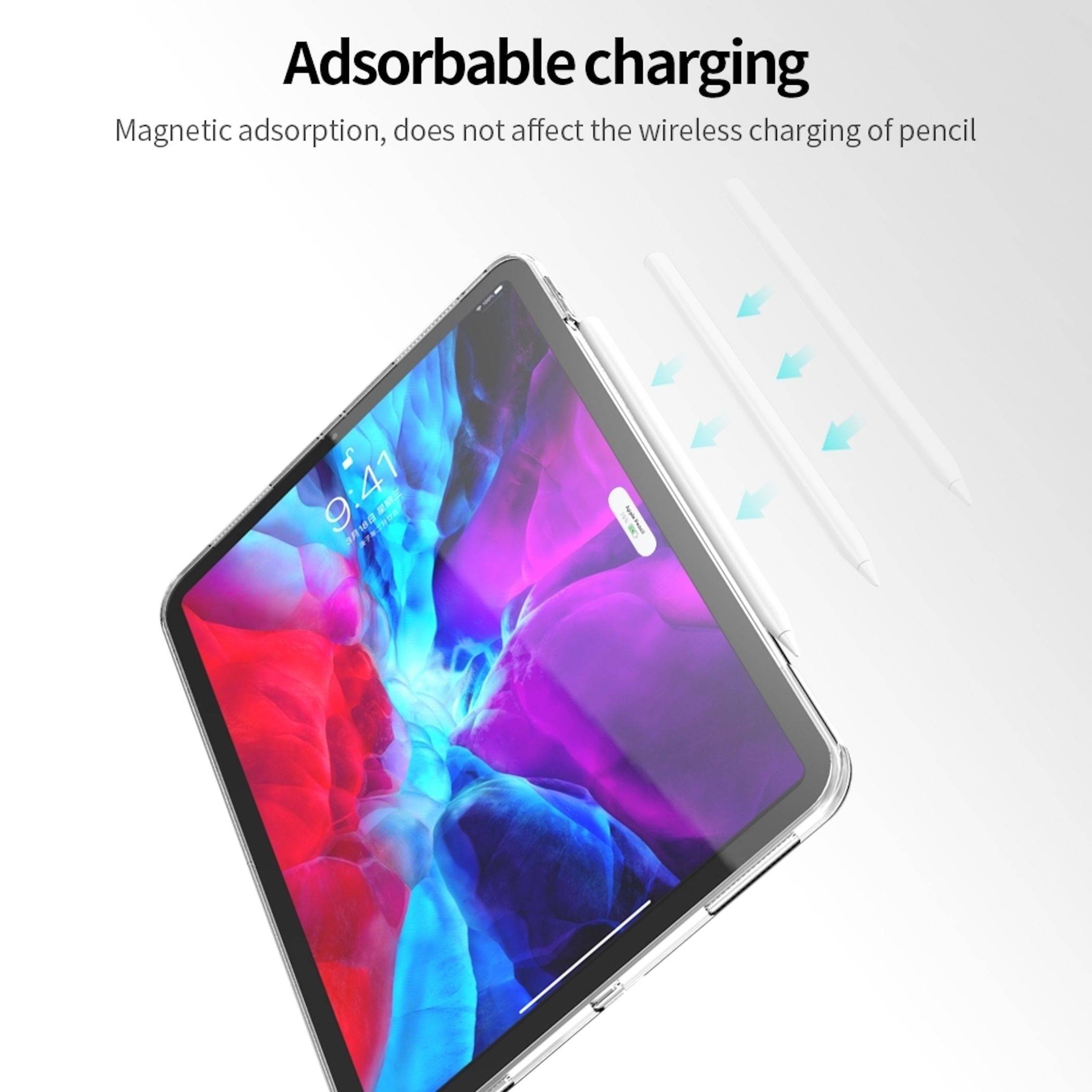 Tablethülle Klar Silikon TPU für Apple iPad Air 11 2026 2025 2024 dünn Stoßfest