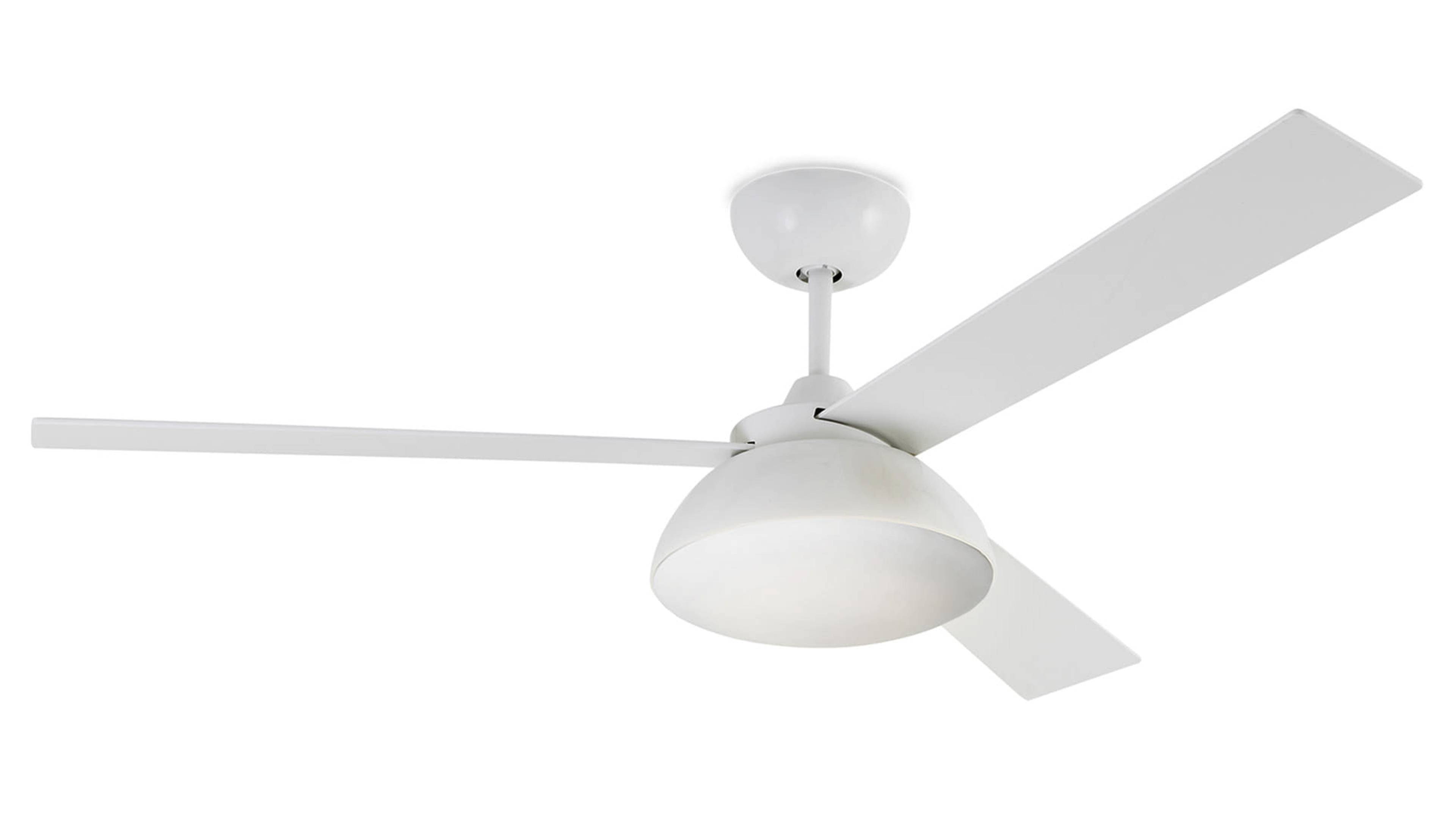 Energiespar Deckenventilator Rodas Weiß mit LED