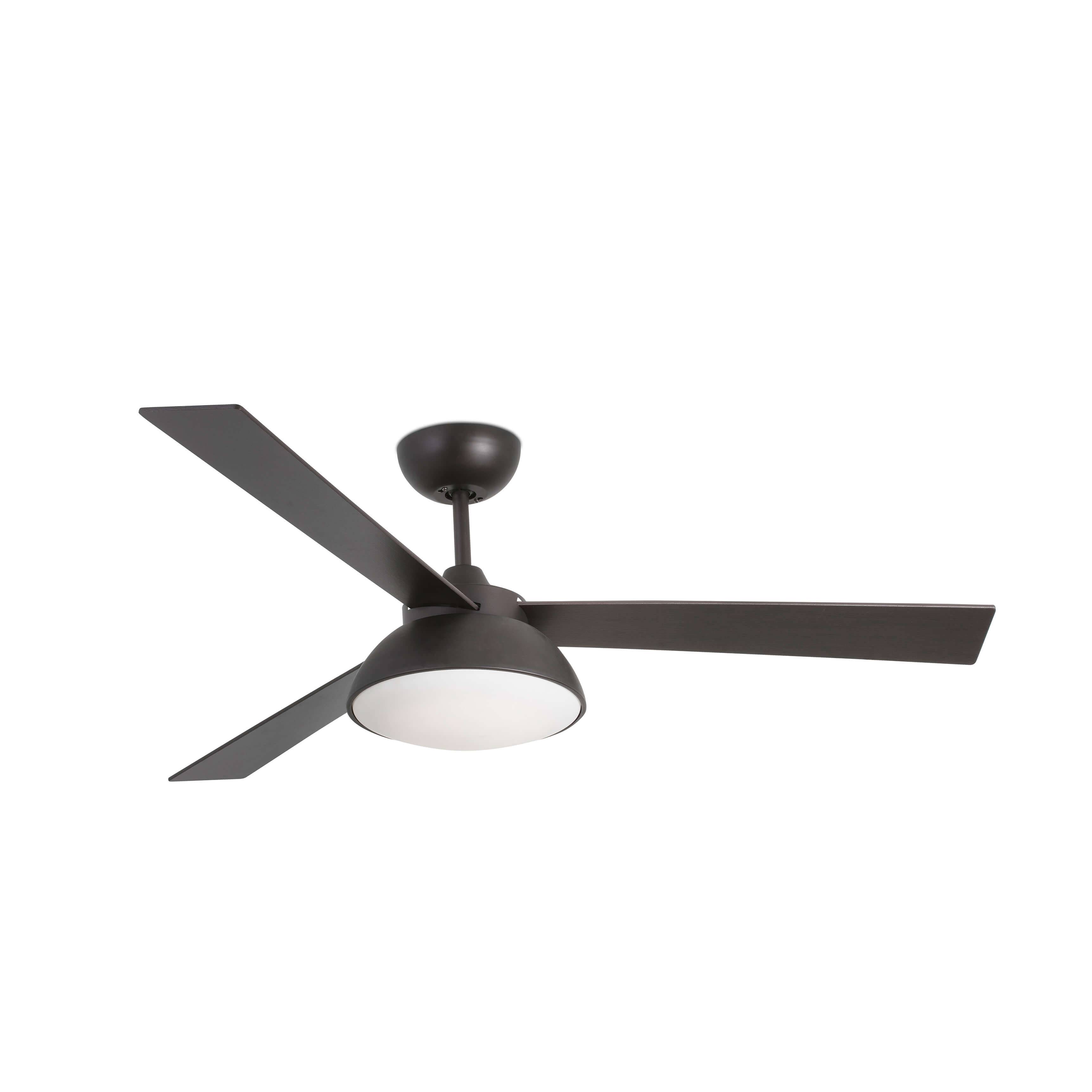 Energiespar Deckenventilator Rodas Braun mit LED