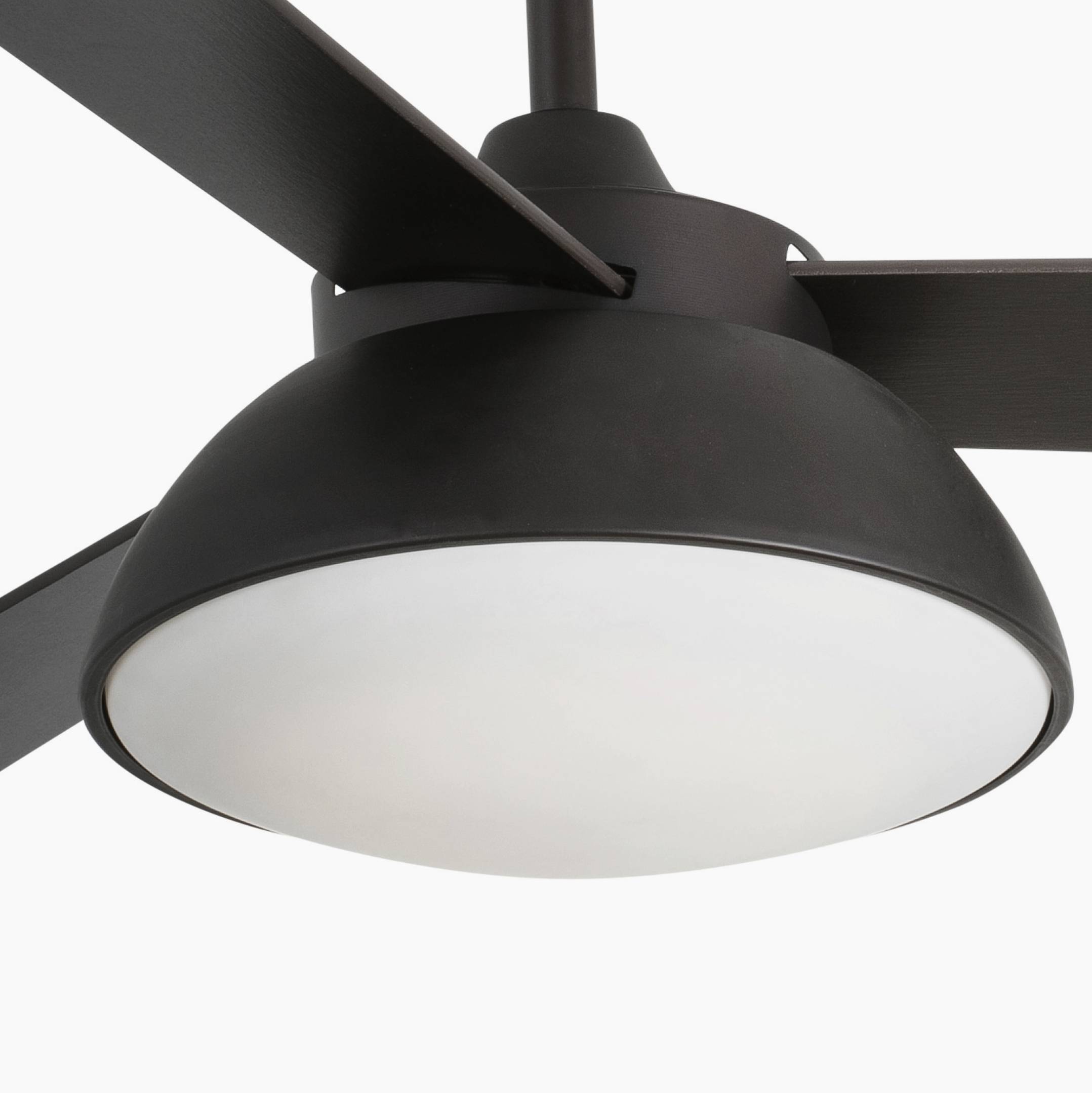 Energiespar Deckenventilator Rodas Braun mit LED