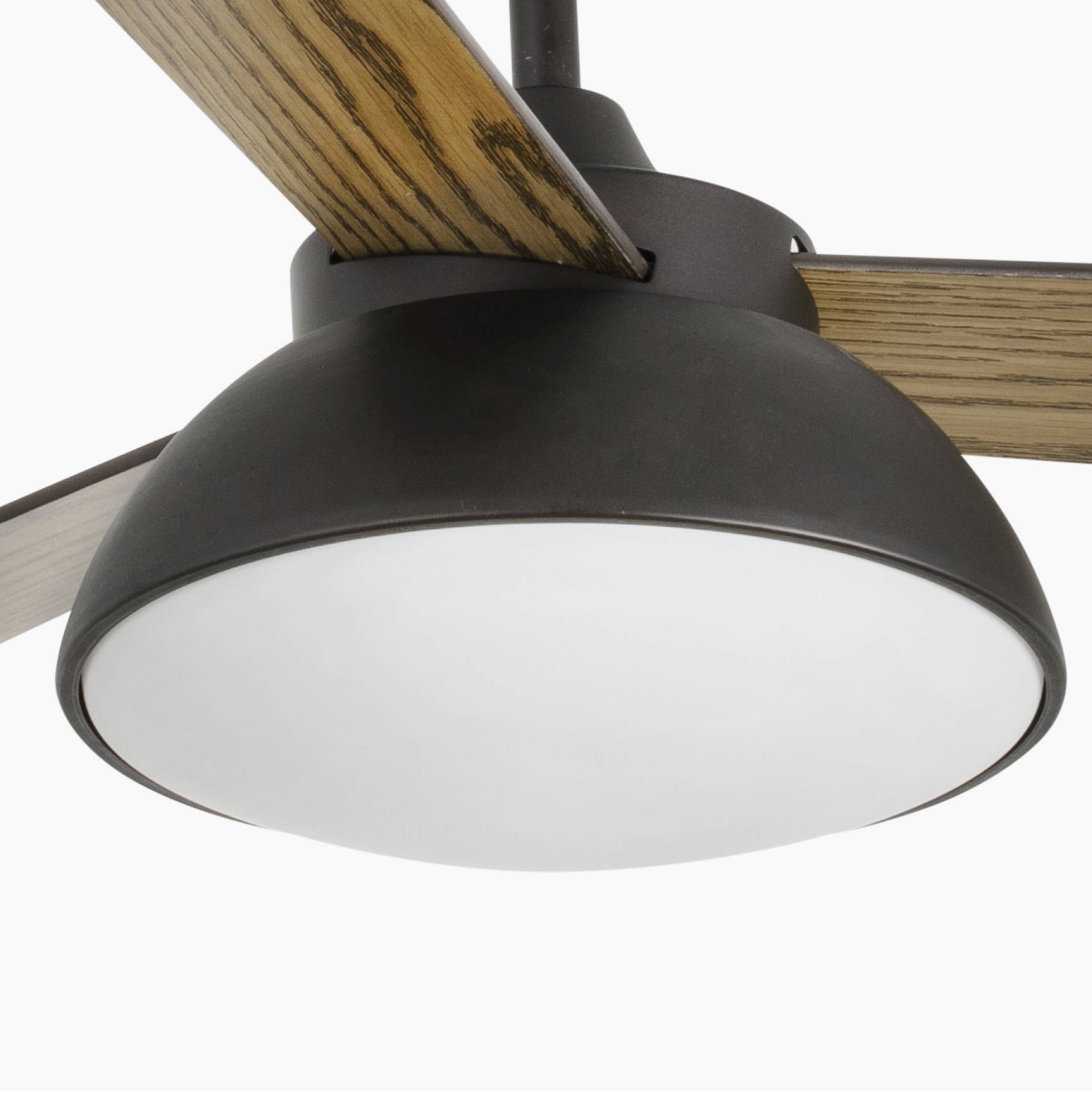Energiespar Deckenventilator Rodas Braun mit LED