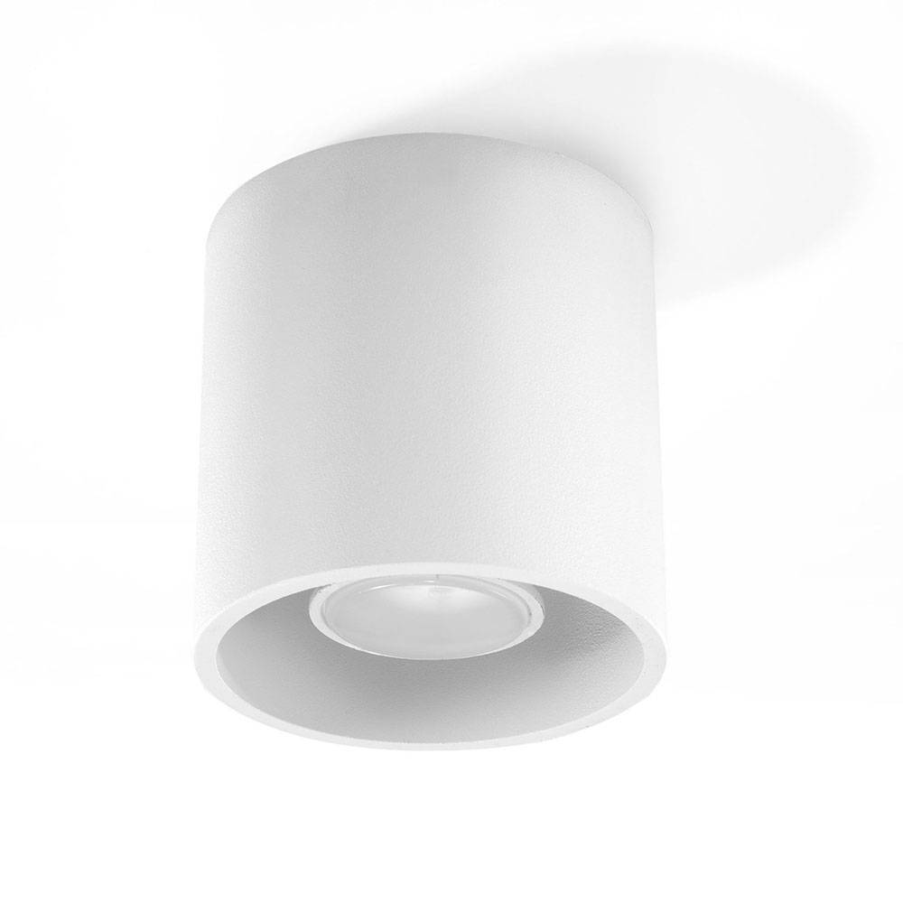 Aufbauleuchte GU10 Aufbaustrahler Aufputz Lampe Decke Aufbauspot weiß, Aluminium, DxH 10x10 cm