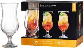 Ritzenhoff & Breker Cocktailglas ''JOY'', glatt, 0,39 l bauchige Form, spülmaschinenfest, Höhe: 190 mm
