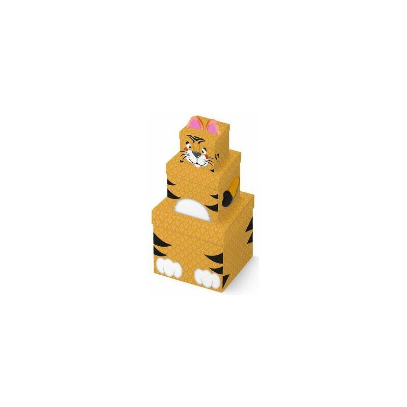 Clairefontaine Geschenkboxen-Set "Tiger", 3-teilig