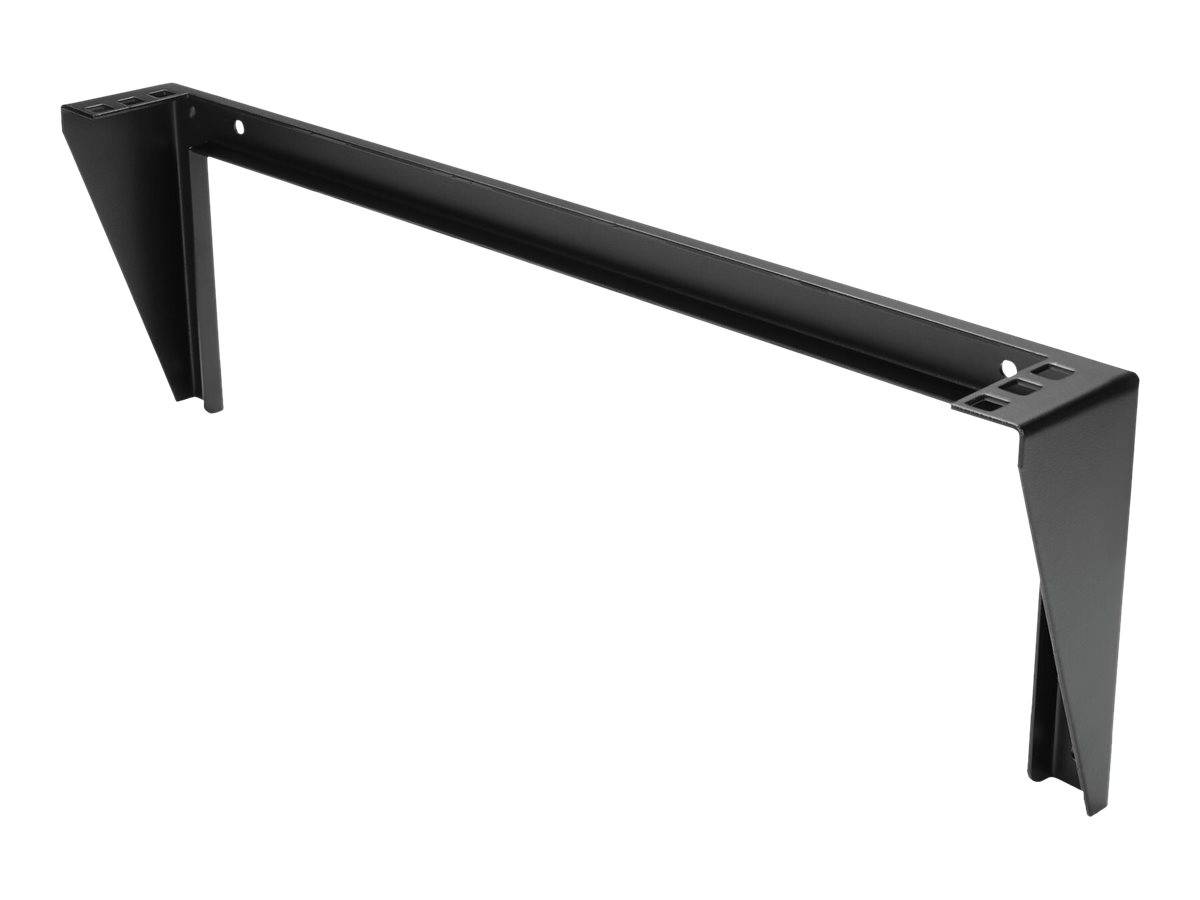 StarTech.com 19 Zoll 1HE vertikales Wandmontage Rack aus Stahl - 1U Rack Bracket 19 - Schwarz - Halterung - geeignet für