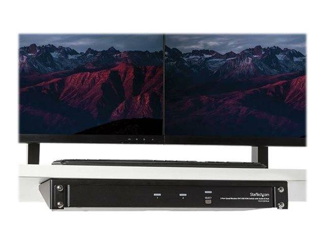 StarTech.com 19 Zoll 1HE vertikales Wandmontage Rack aus Stahl - 1U Rack Bracket 19 - Schwarz - Halterung - geeignet für