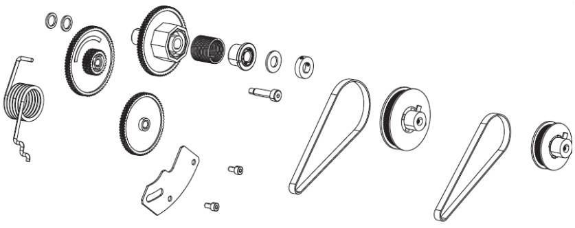 Zebra - Bausatz für Antriebszahnrad - für ZT400 Series ZT410